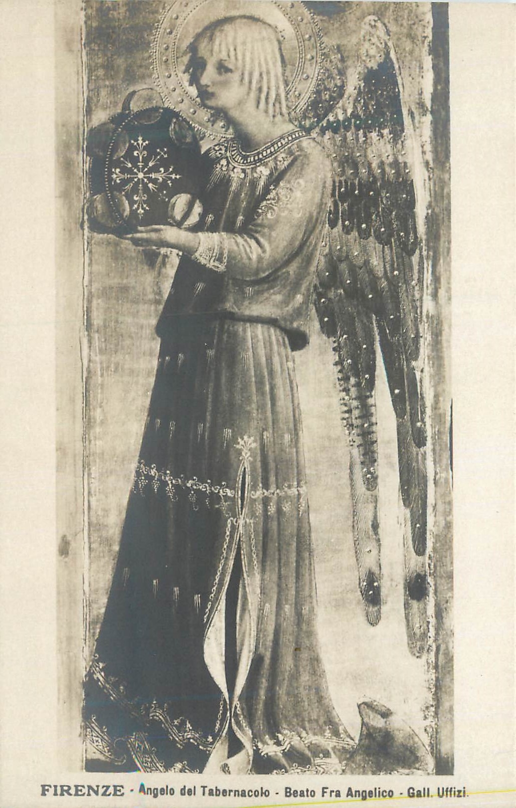 CPA Firenze Angelo del Tabernacolo Beato Fra Angelico Gall Uffizi