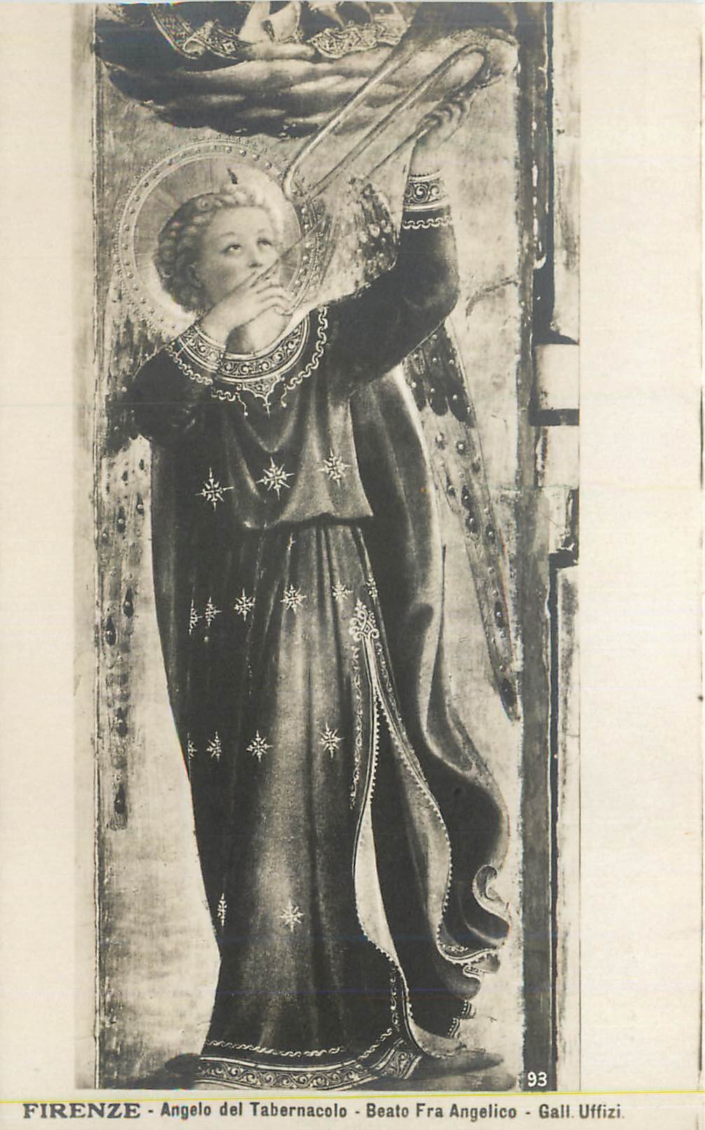 CPA Firenze Angelo del Tabernacolo Beato Fra Angelico Gall Uffizi