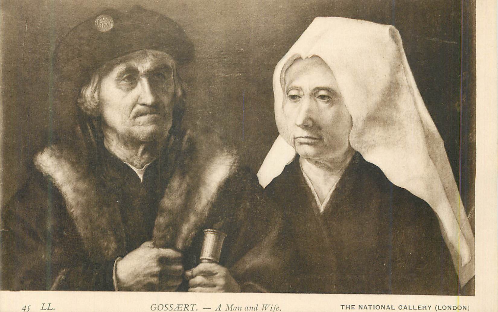 CPA Gossert A Man and Wife The National Gallery (London)