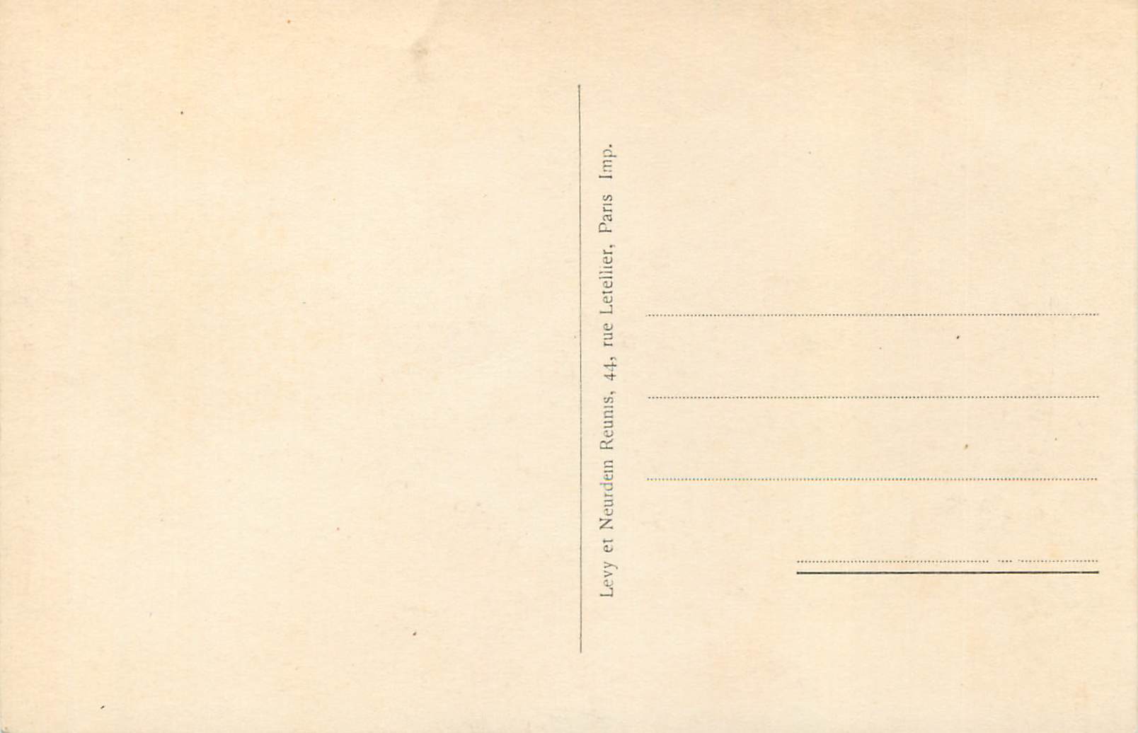 CPA Salon de 1919 G Maroniez L'Attente au Soleil Couchant — Verso