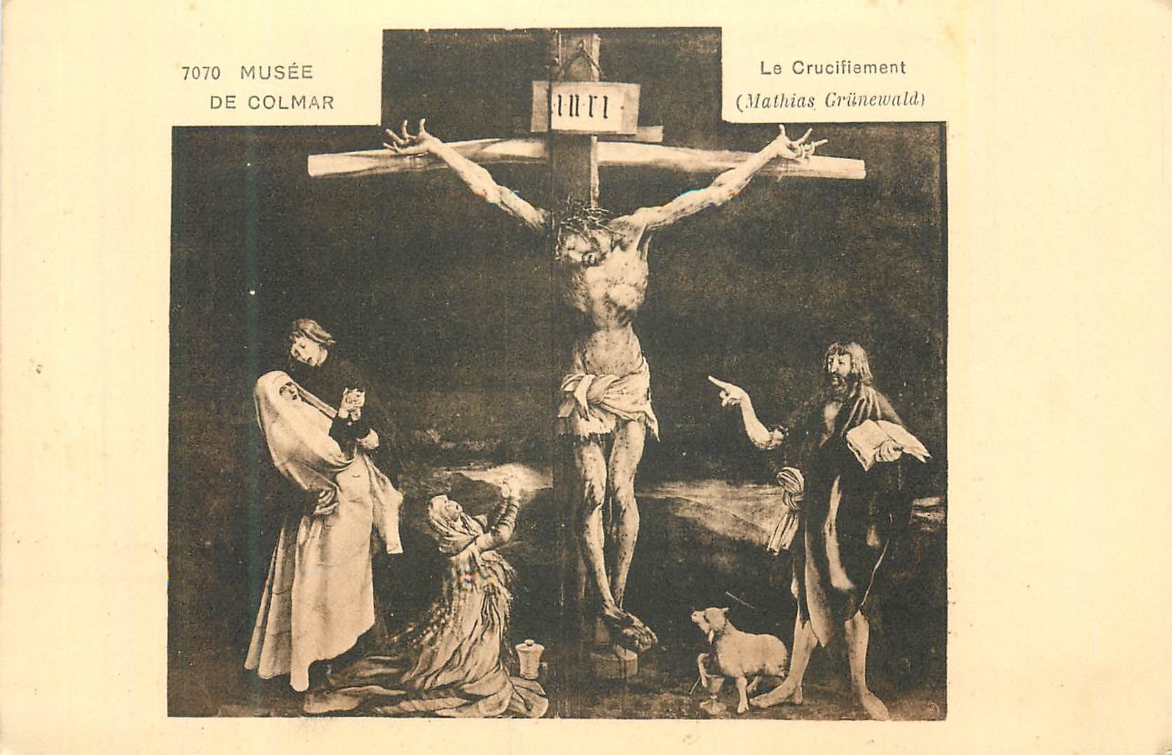 CPA Musee de Colmar Le Crucifiement (Mathias Grunewald)