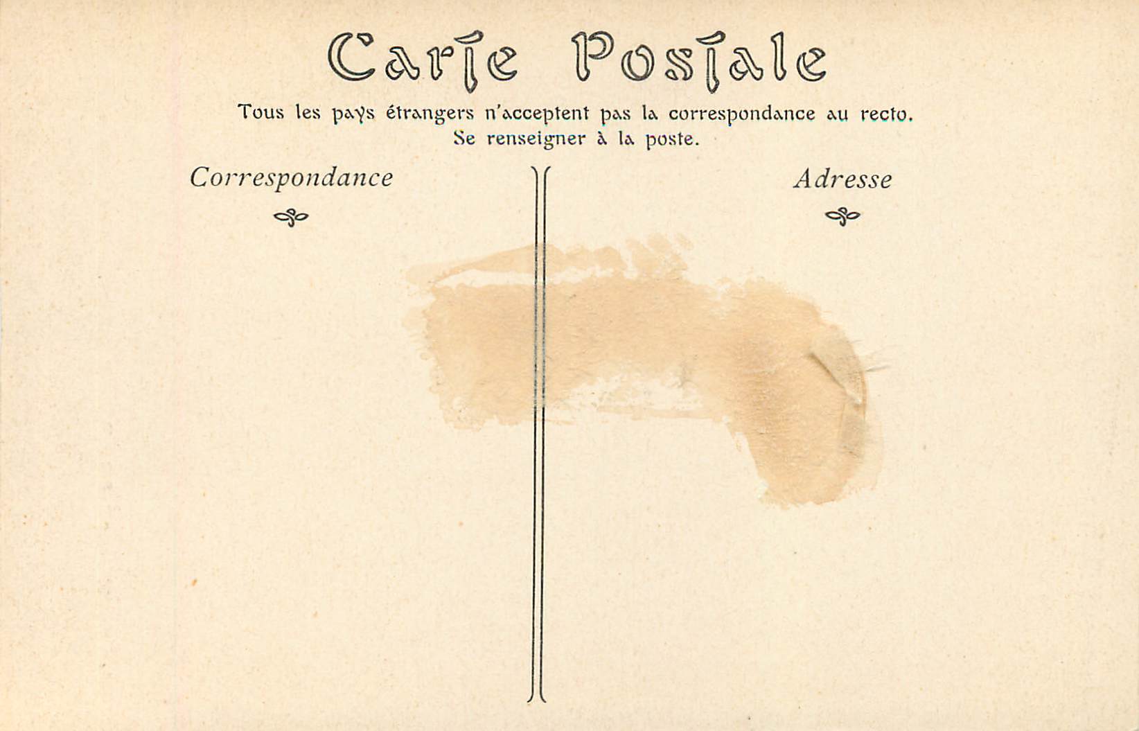CPA Musee Conde (Chantilly) Ecole Francaise jean Fouquet (1415 1480) Saint Hilaire Presidant un Concile — Verso