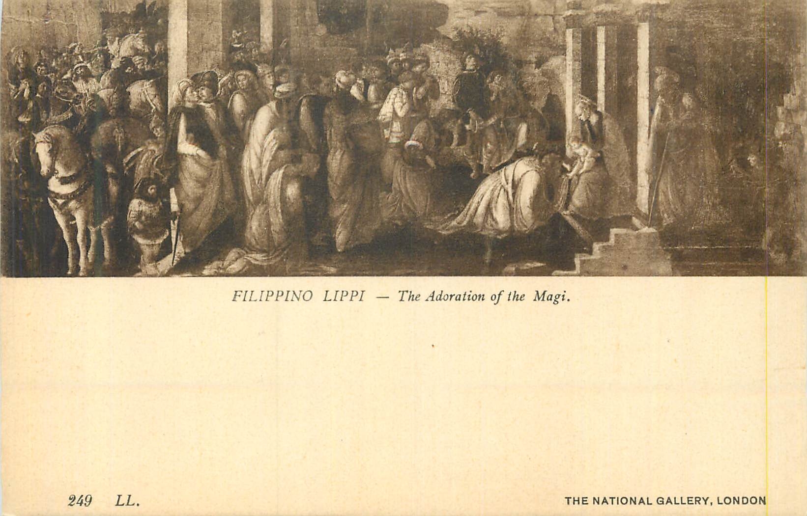 CPA Filippino Lippi The Adoration of the Magi