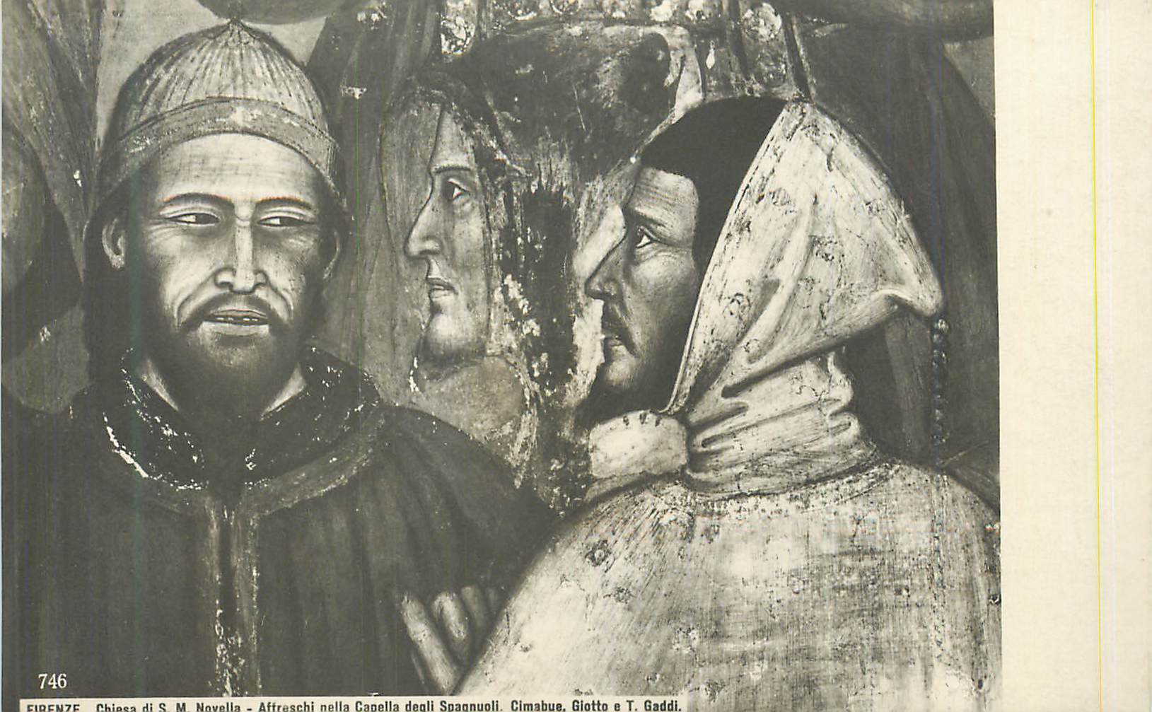 CPA Firenze Navella Affrescbi Nella Capella Degli Giotto T Gaddi