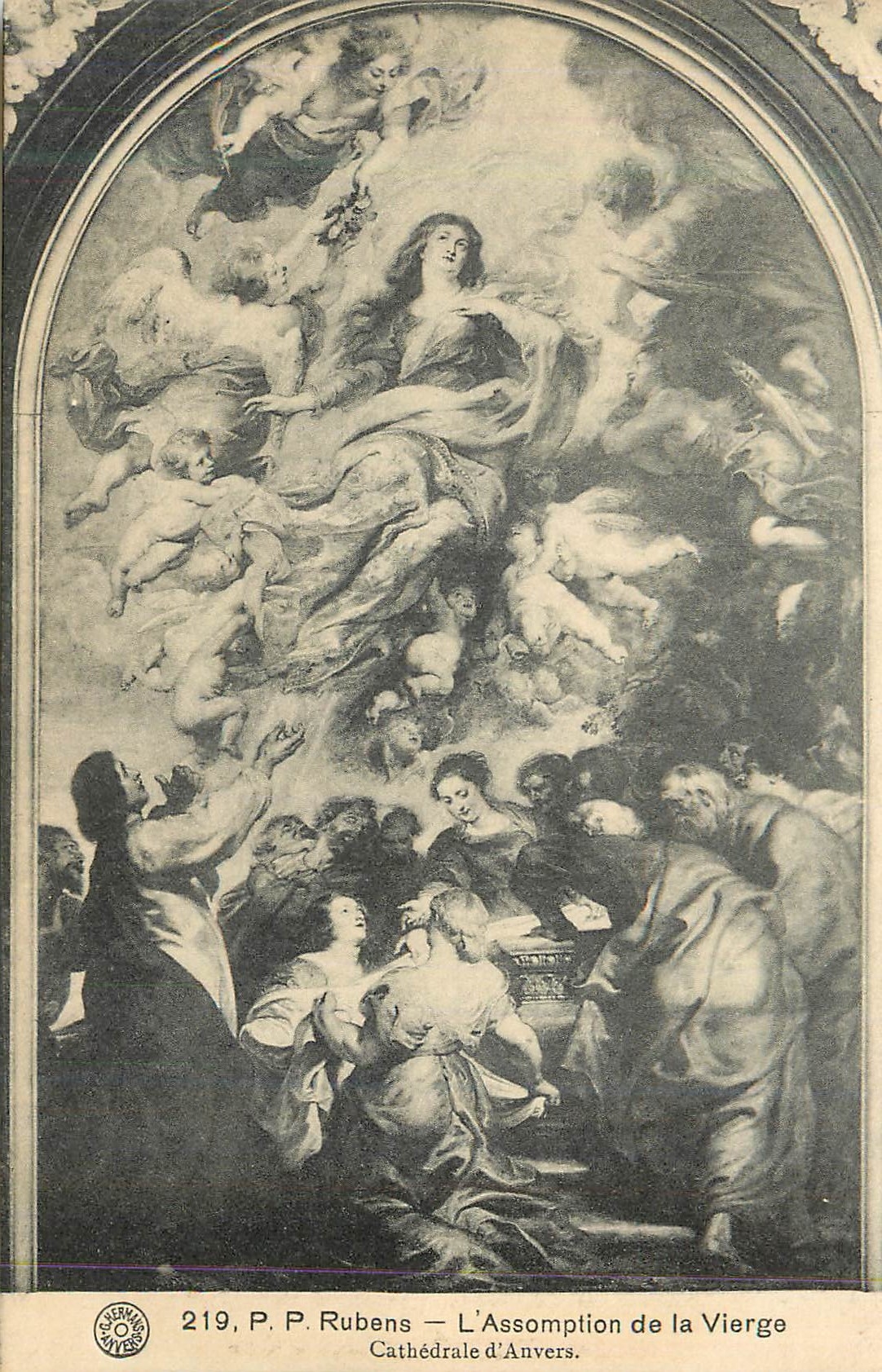 CPA PP Rubens L'Assomption de la Vierge Cathedrale D'Anvers
