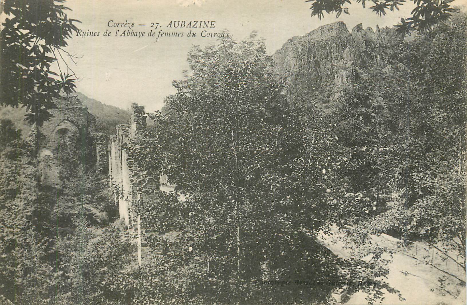 CPA Correze Aubazine Ruines de l'Abbaye de Femmes