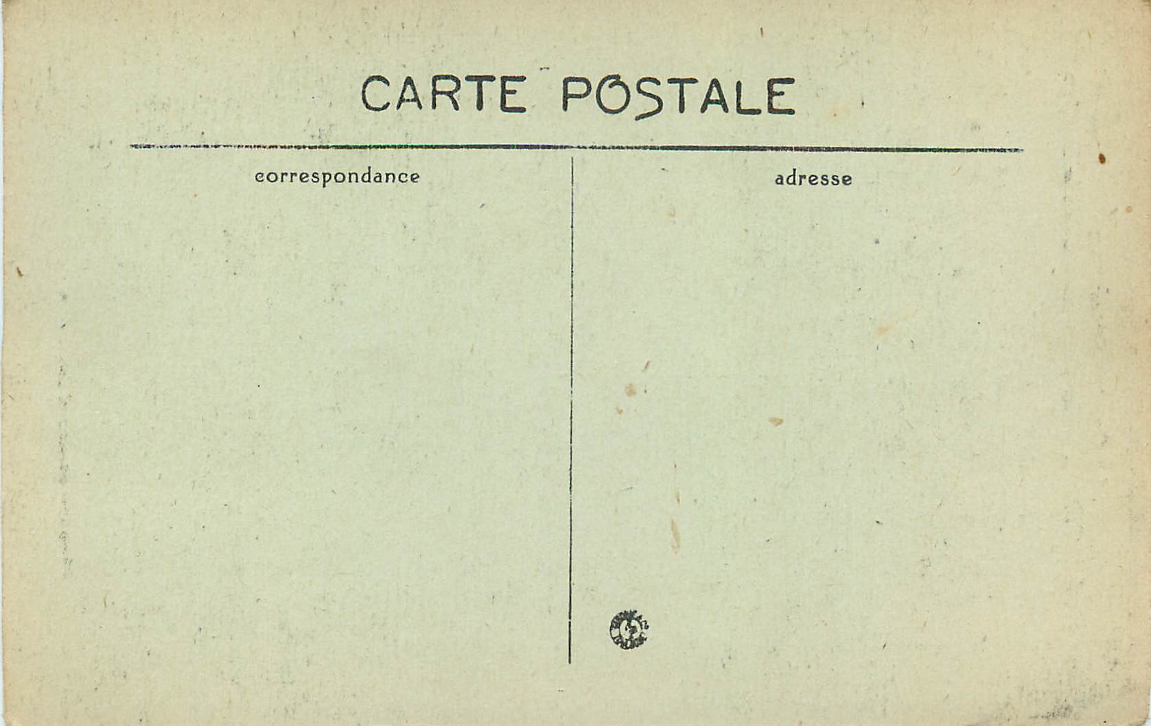 CPA La Correze Pittoresque Aubazine Le Saut de la Bergere — Rückseite