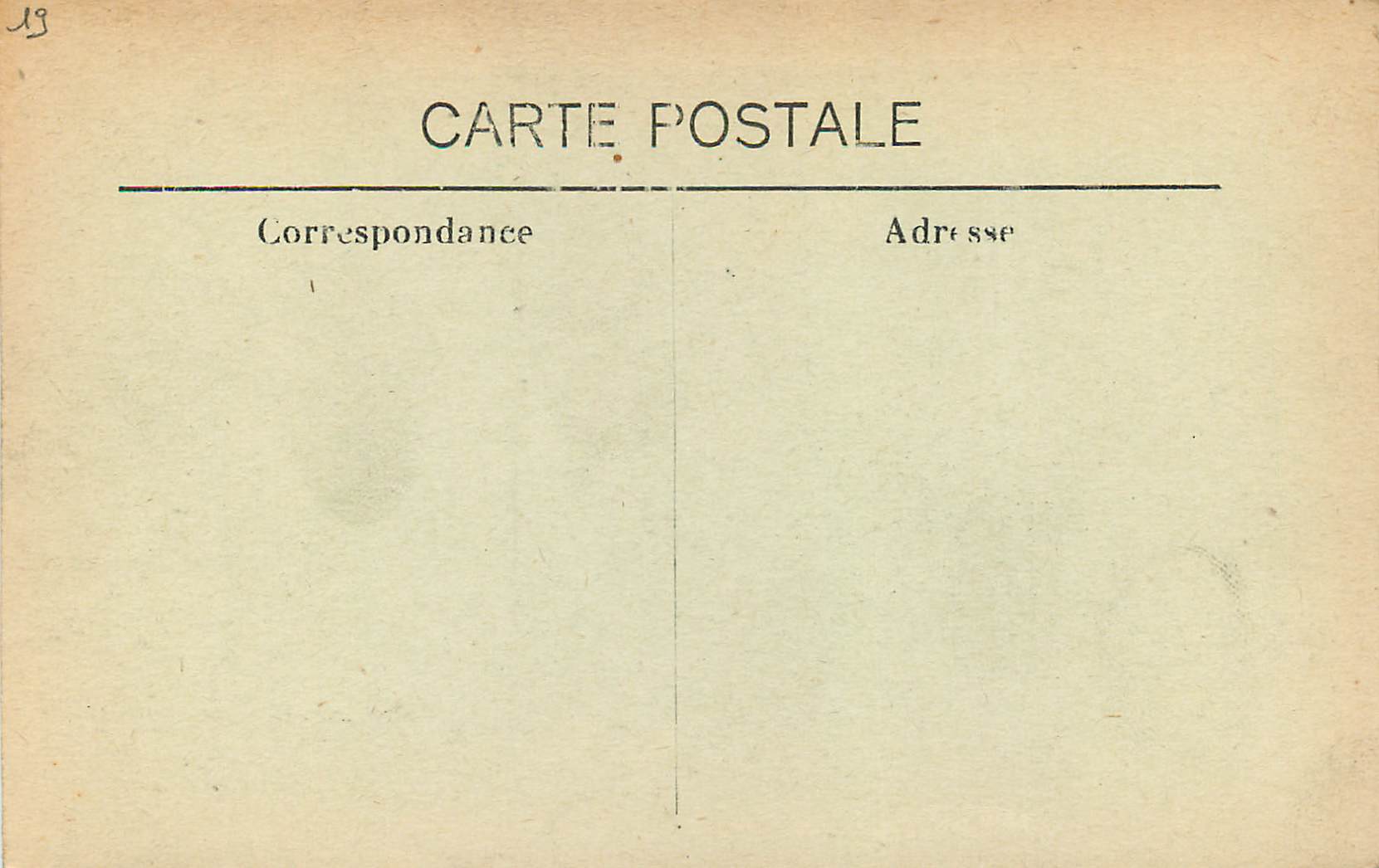 CPA Correze Clergoux Le Chateau de Sedieres et le parc — Rückseite