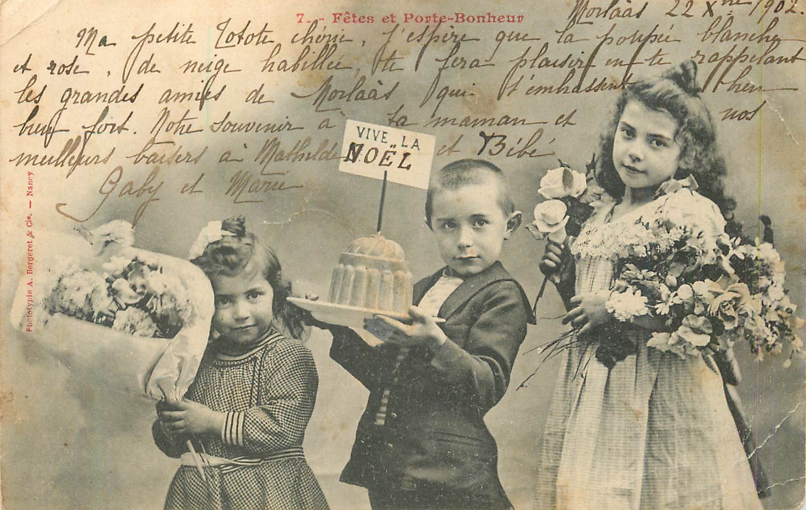 CPA Fete et porte Bonheur