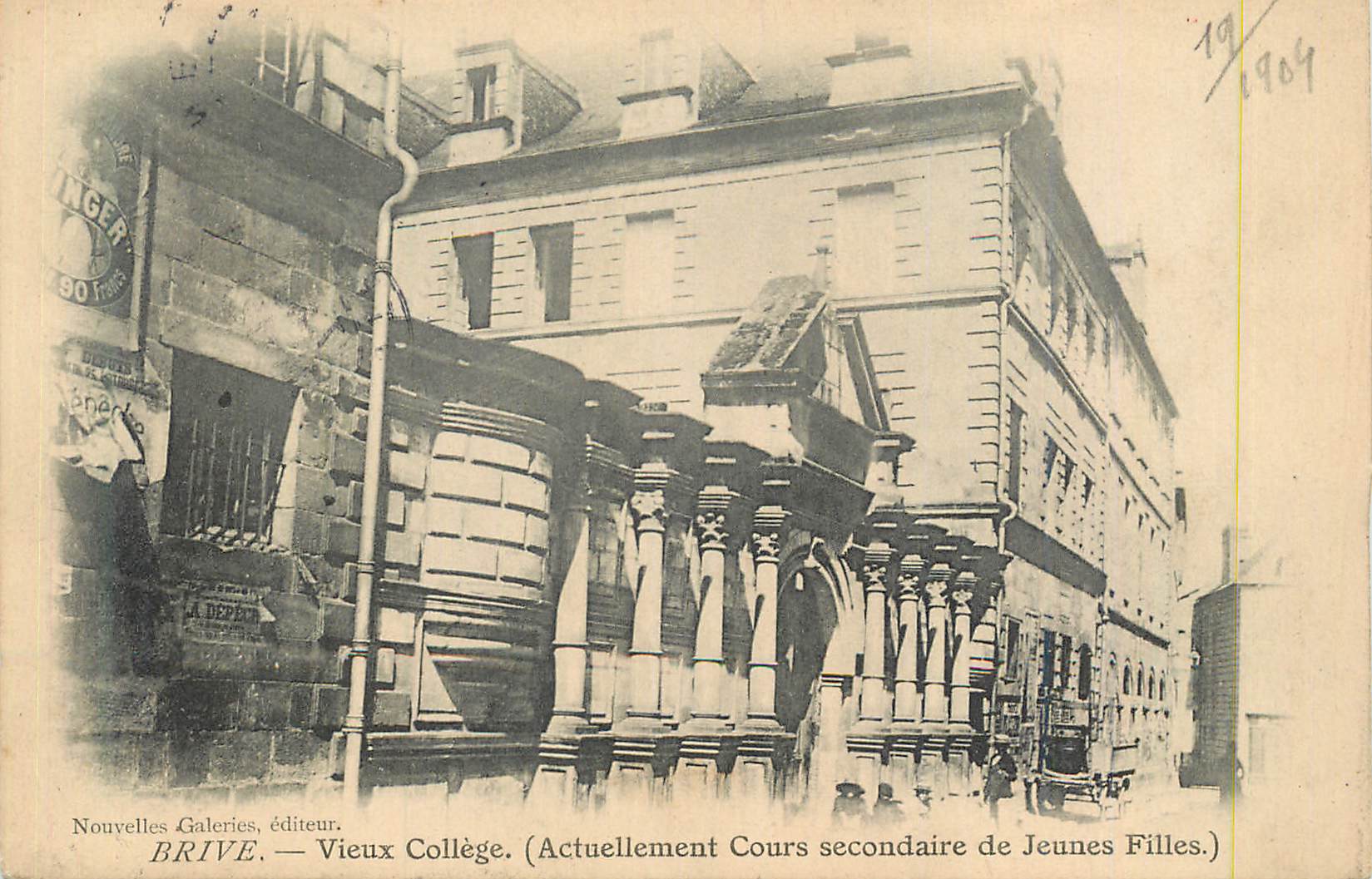 CPA Brive Vieux College (Actuellement Cours Secondaire de Jeunes Filles)