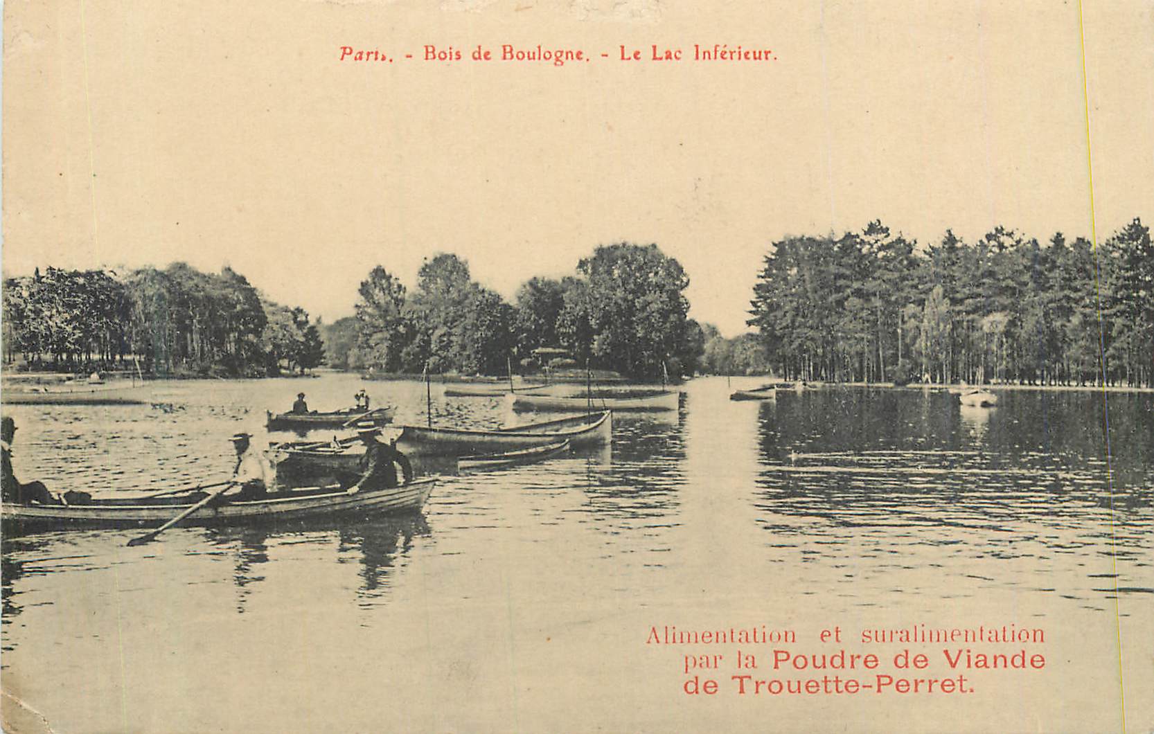 CPA Paris Bois De Boulogne Le Lac Inferieur