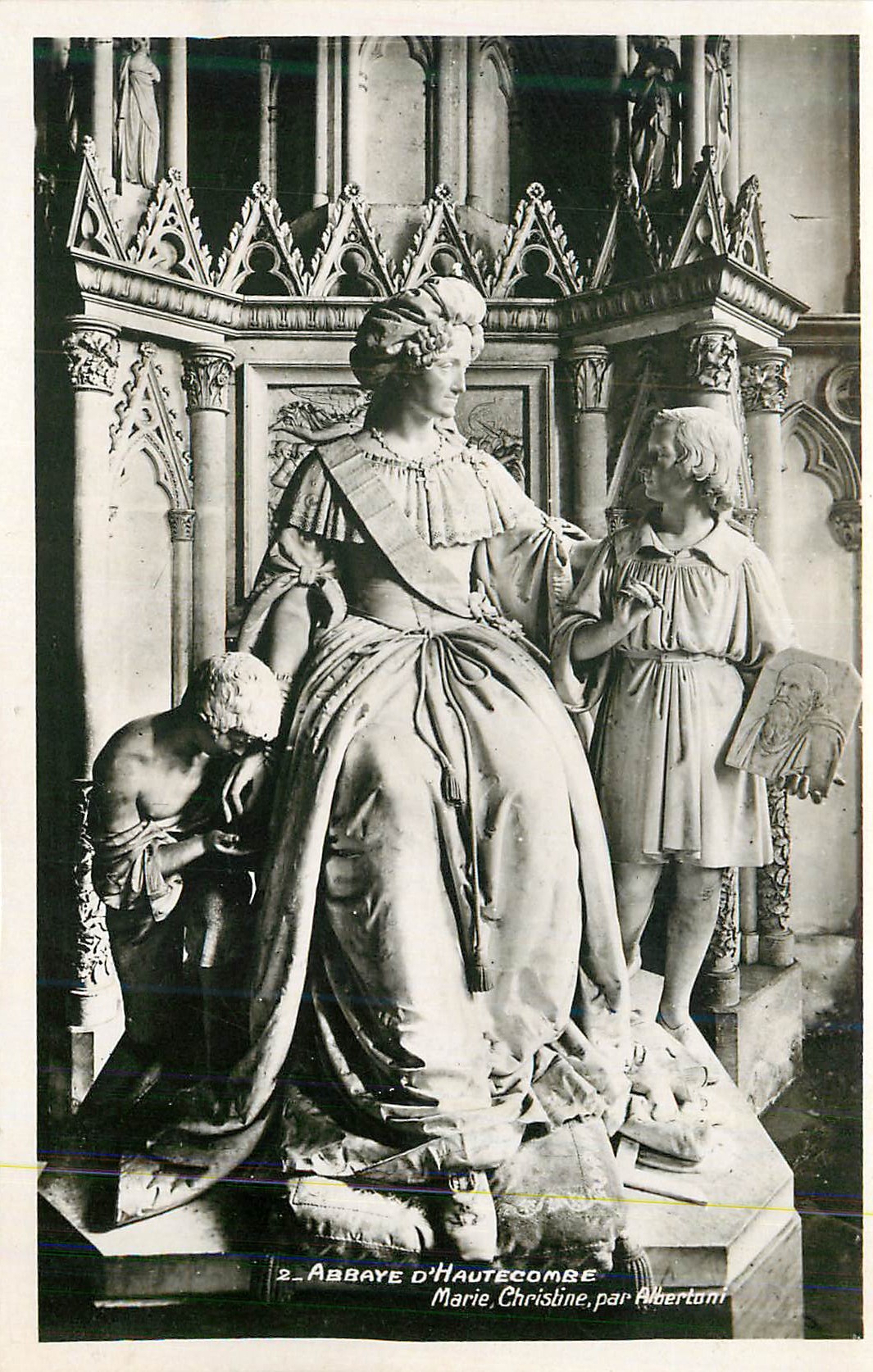 CPM Abbaye d'Hautecombe Marie Christine par Albertoni