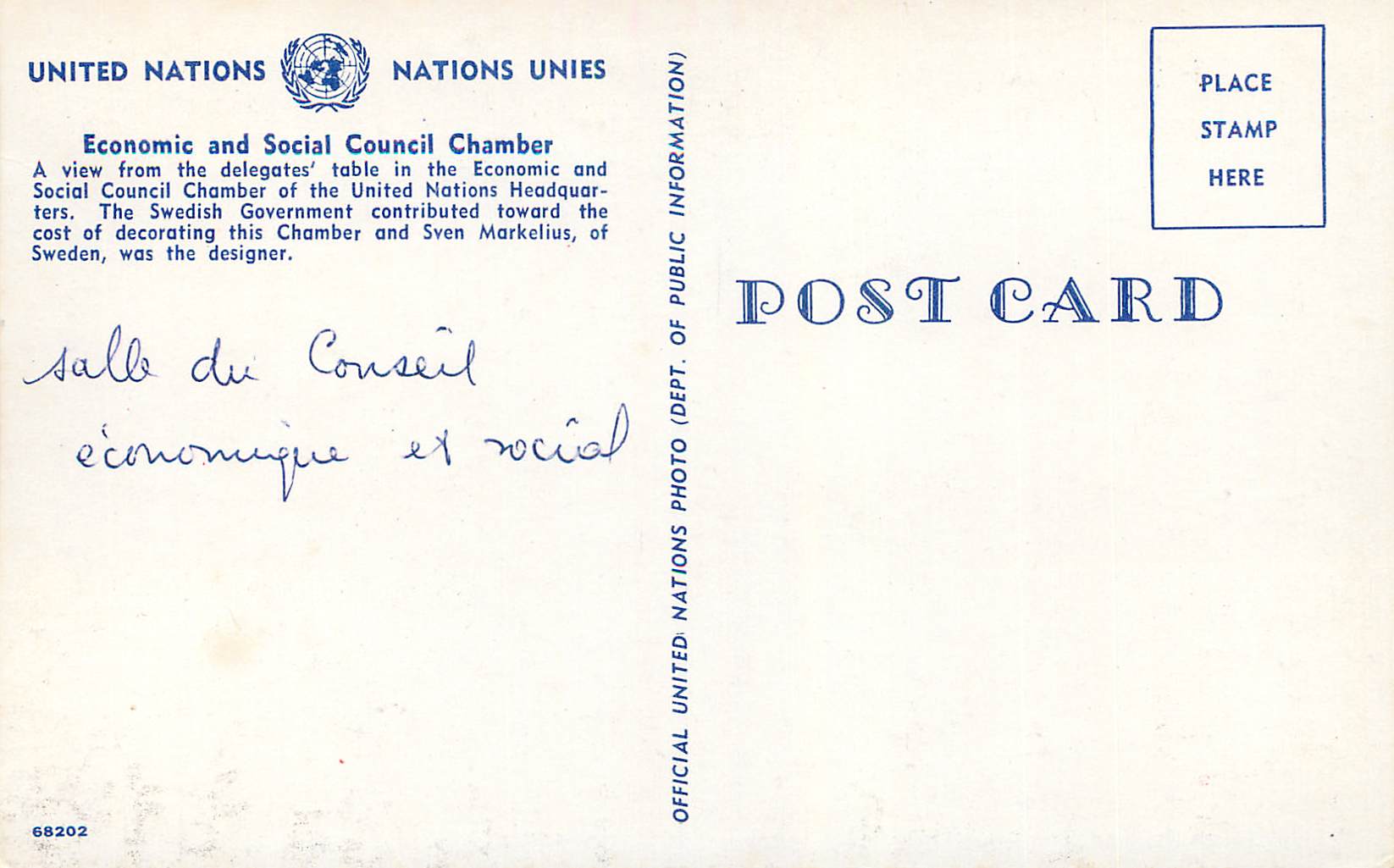 CPM United Nations Economic and Social Council Chamber — Back