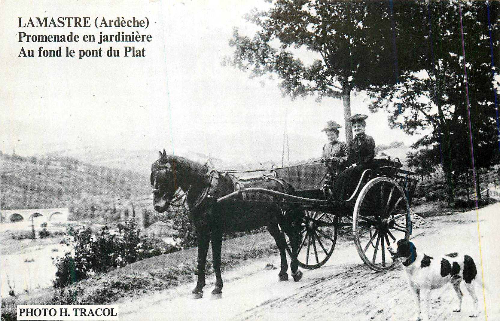 Lamastre (Ardèche) — Promenade en jardinière au fond du pont du Plat — Photo H. Tracol