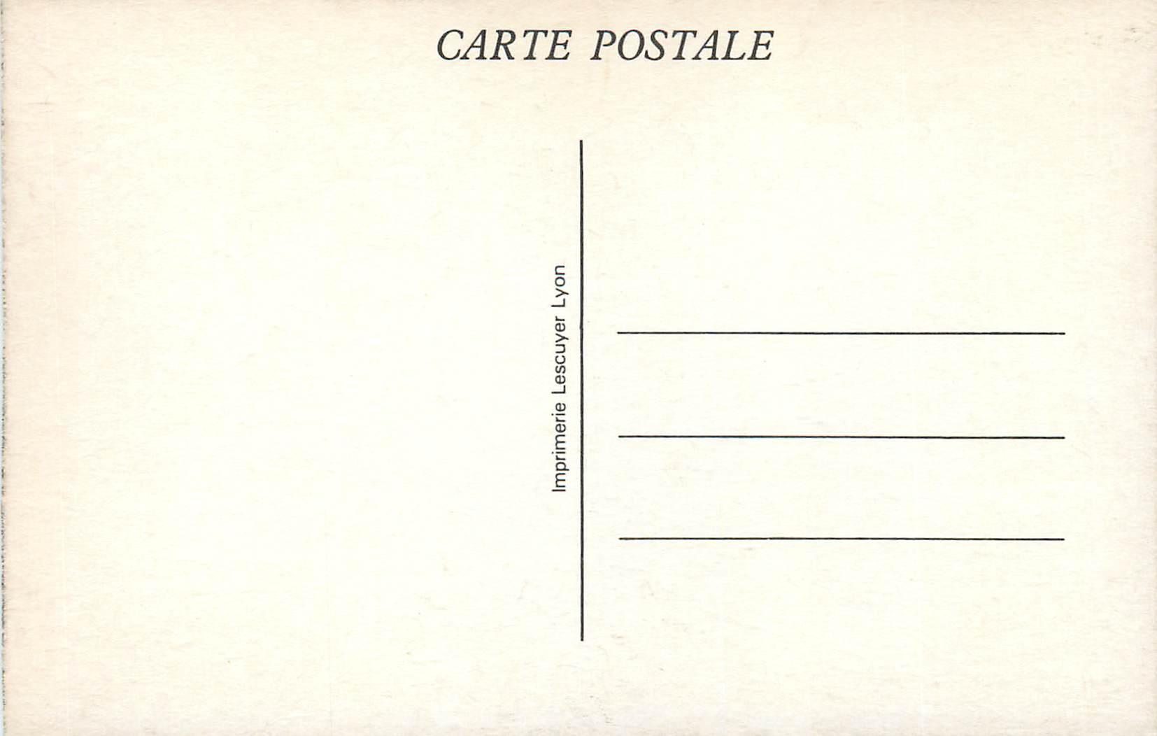 Desaignes Ardeche — Le départ du courrier — Hôtel des Voyageurs RANC — Cliché A. Béraud, Annorosy — Rückseite