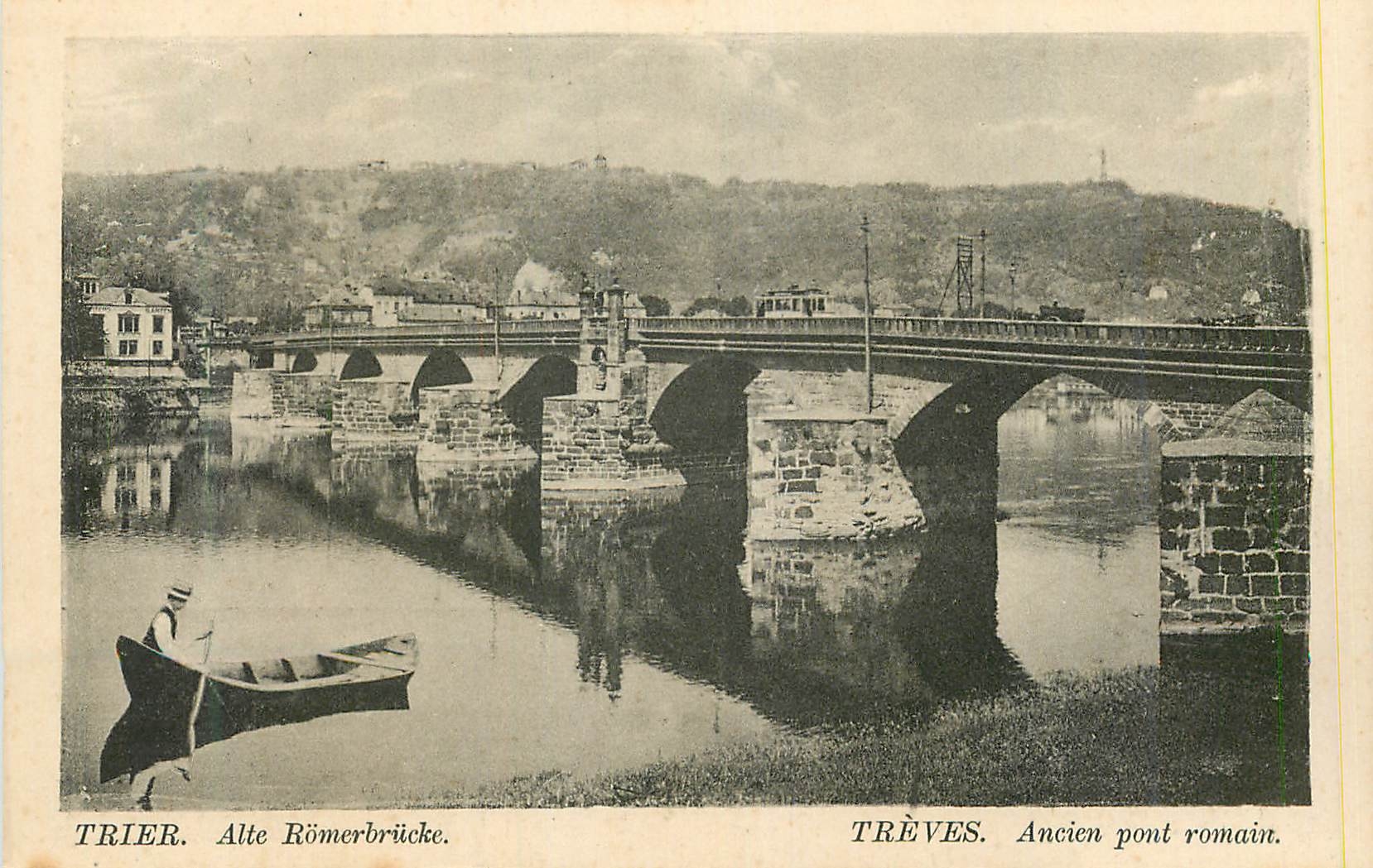 CPA Trier Alte Romerbrucke Treves Ancien Pont Romain