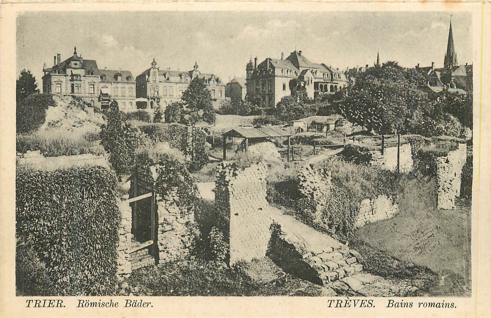 Trier. Römisches Bäder. — Bains romains — Jacob Kron, Trier