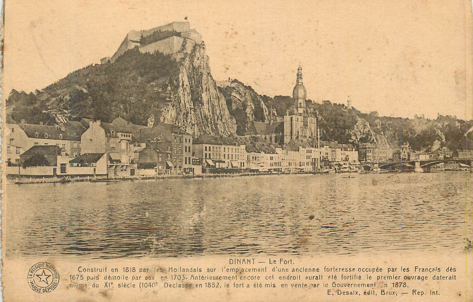 Dinant — Le Fort — E. Desaix, Bruxelles — Rep. Int.