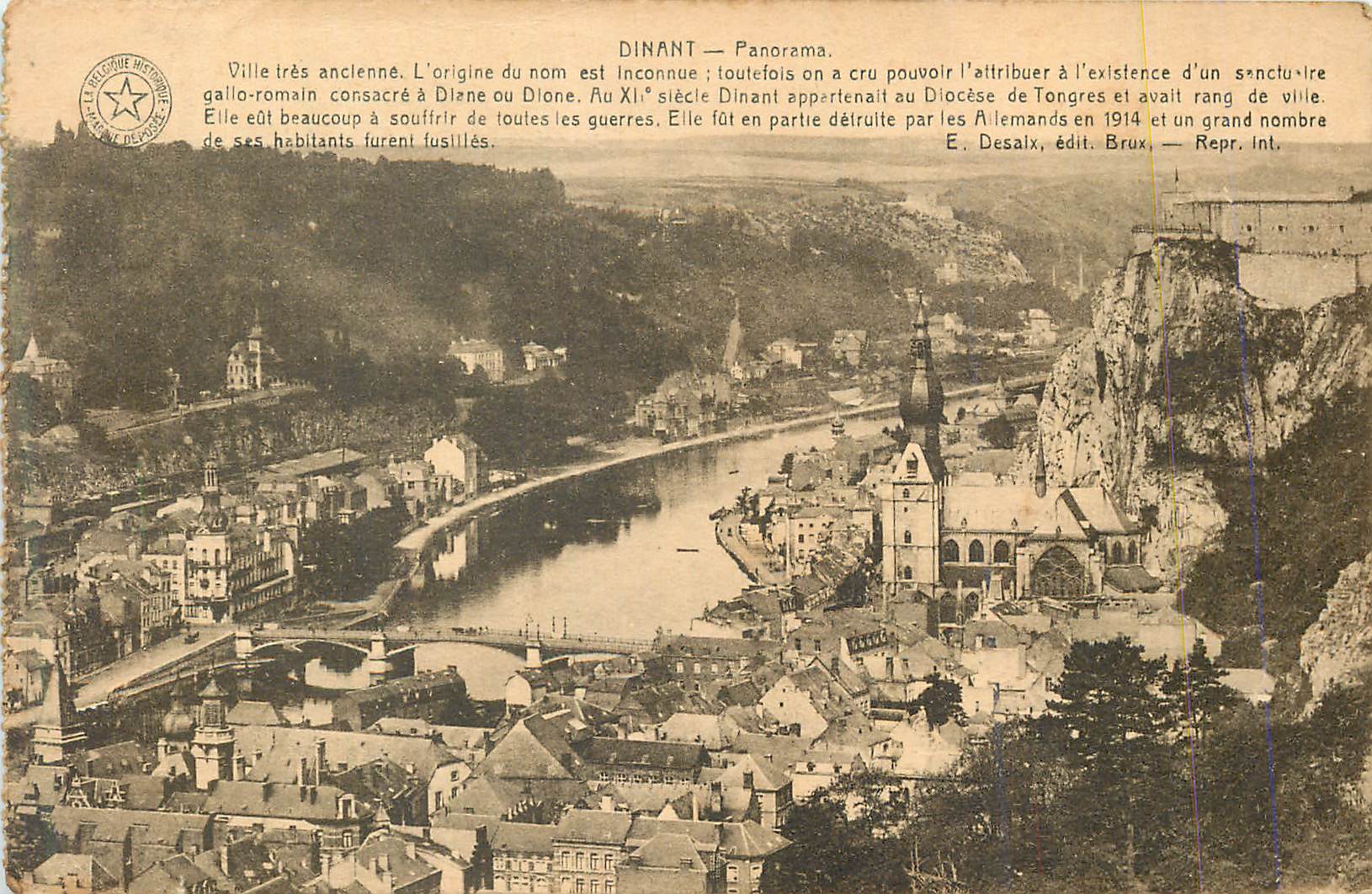 CPA Dinant Panorama Ville tres Ancienne