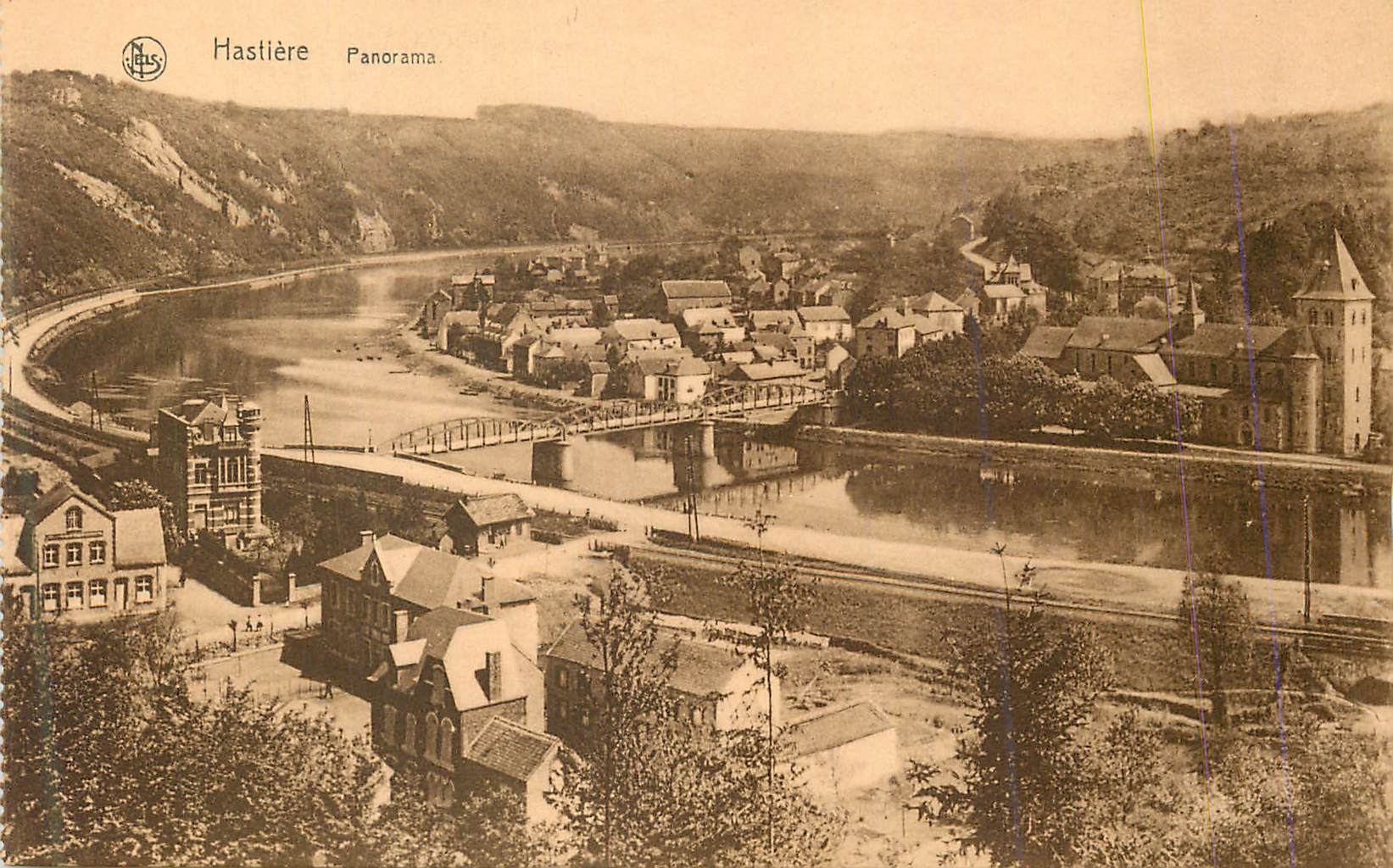 CPA Hastiere Panorama Vues Choisies de la Vallee de la Meuse