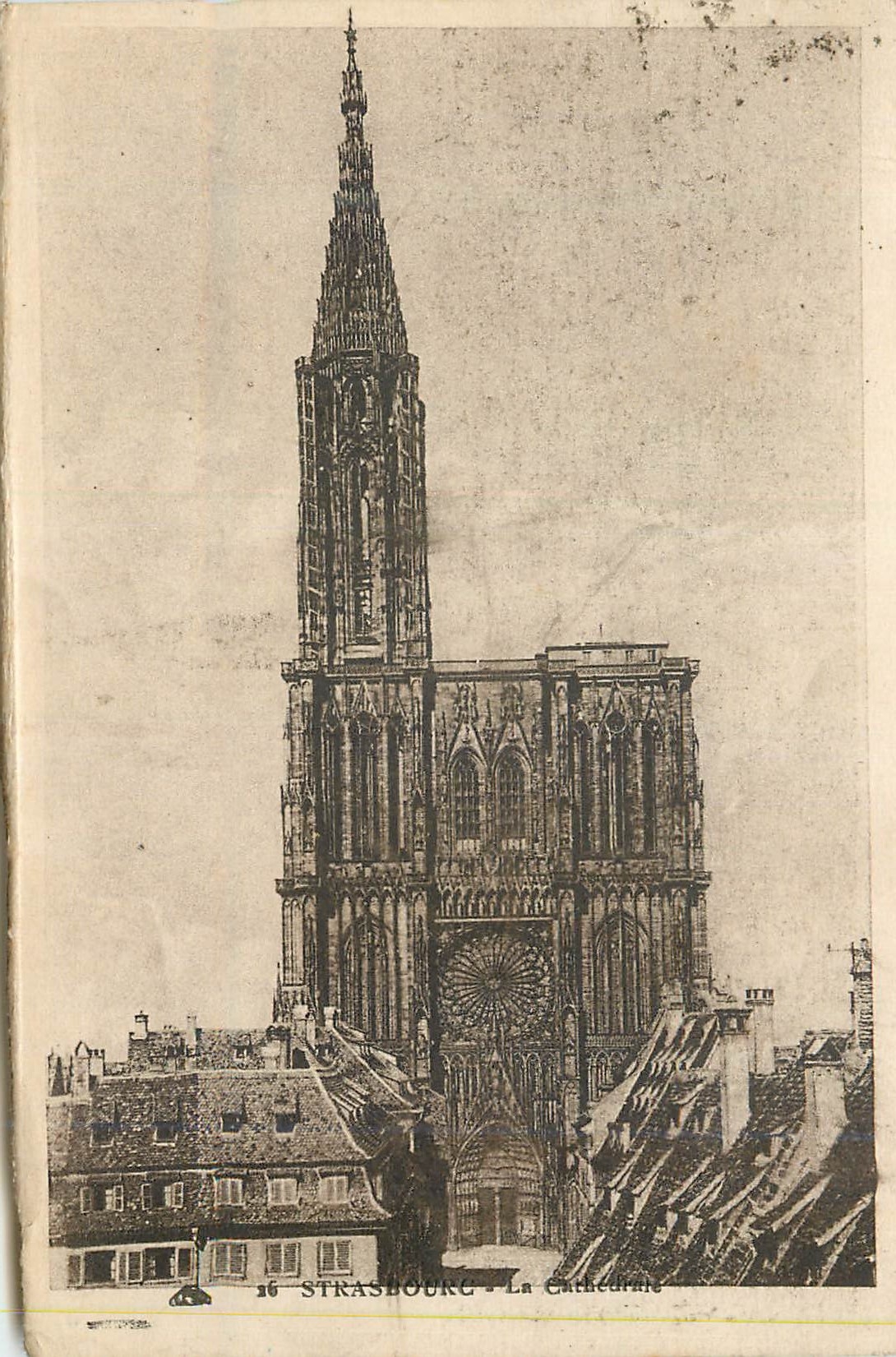 CPA Strasbourg la Cathedrale