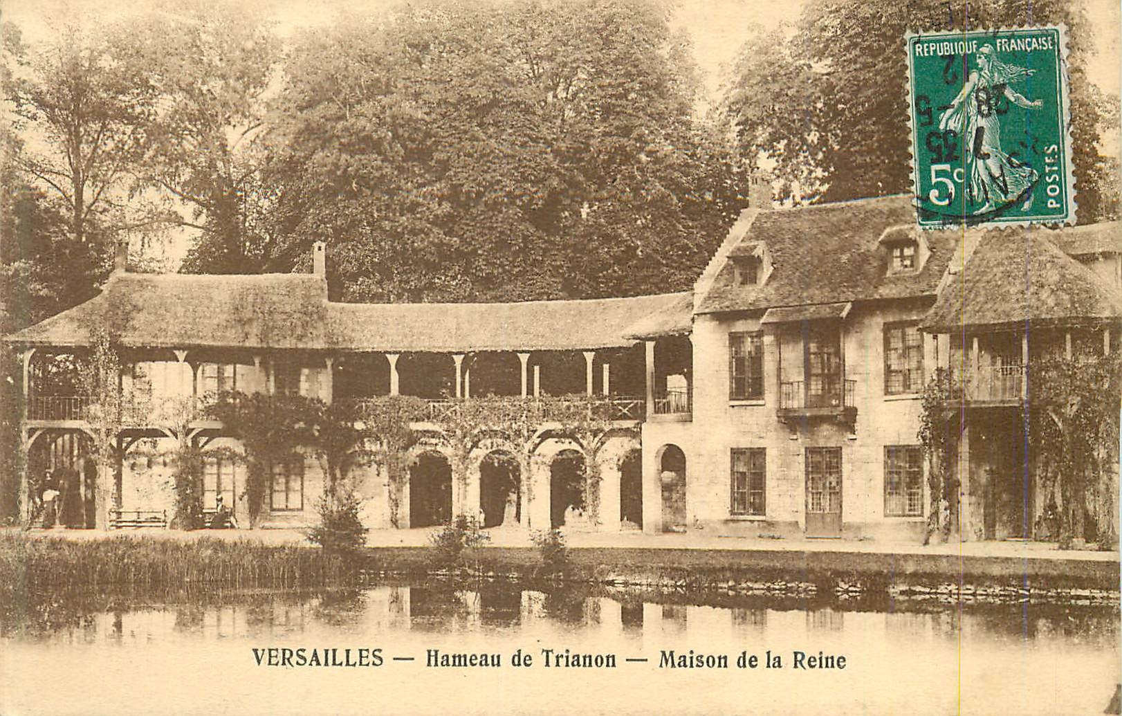 CPA Versailles Hameau de Trianon Maison de la Reine