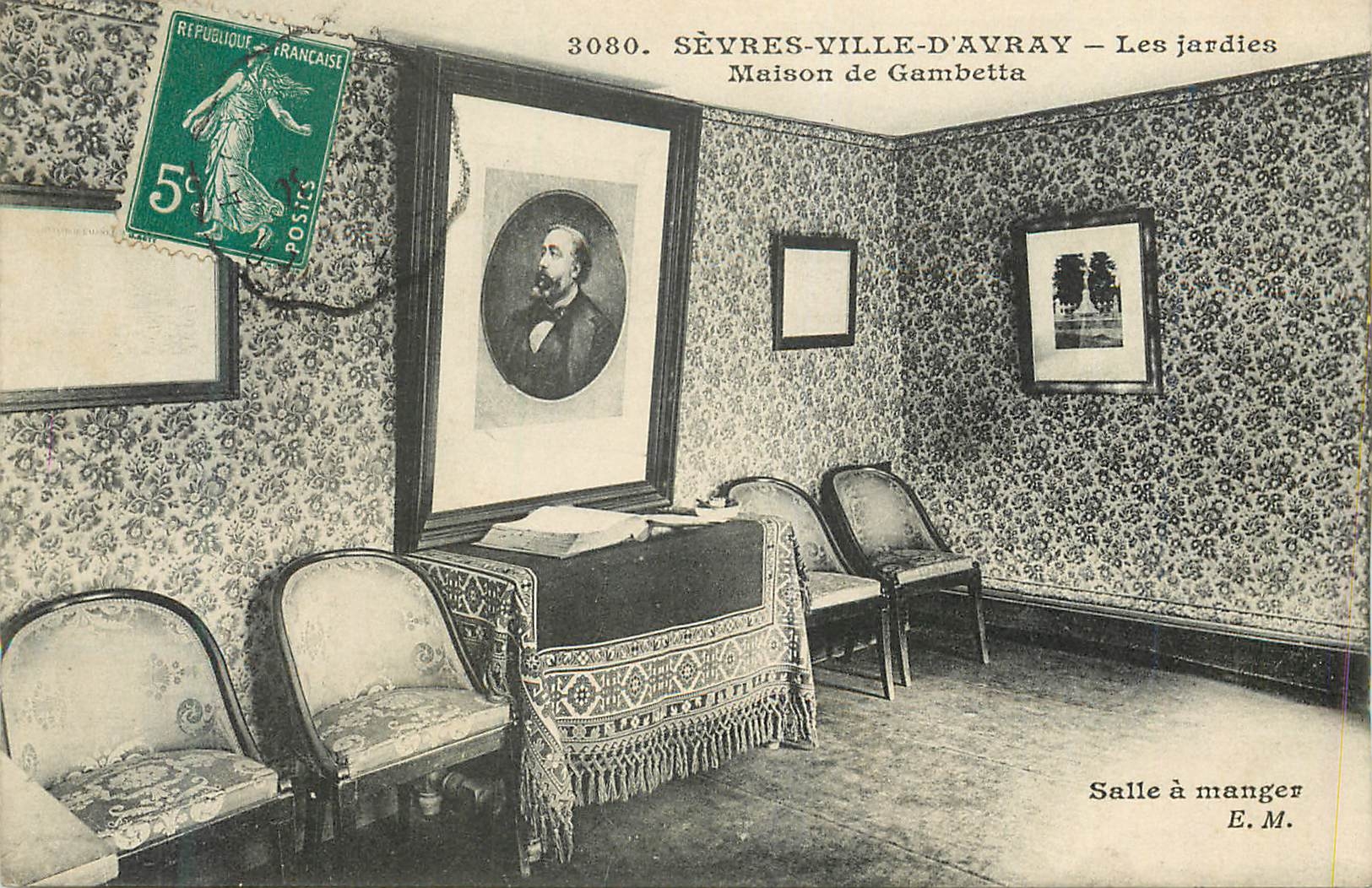 CPA Sevres Ville d'Avray les Jardies Maison de Gambetta