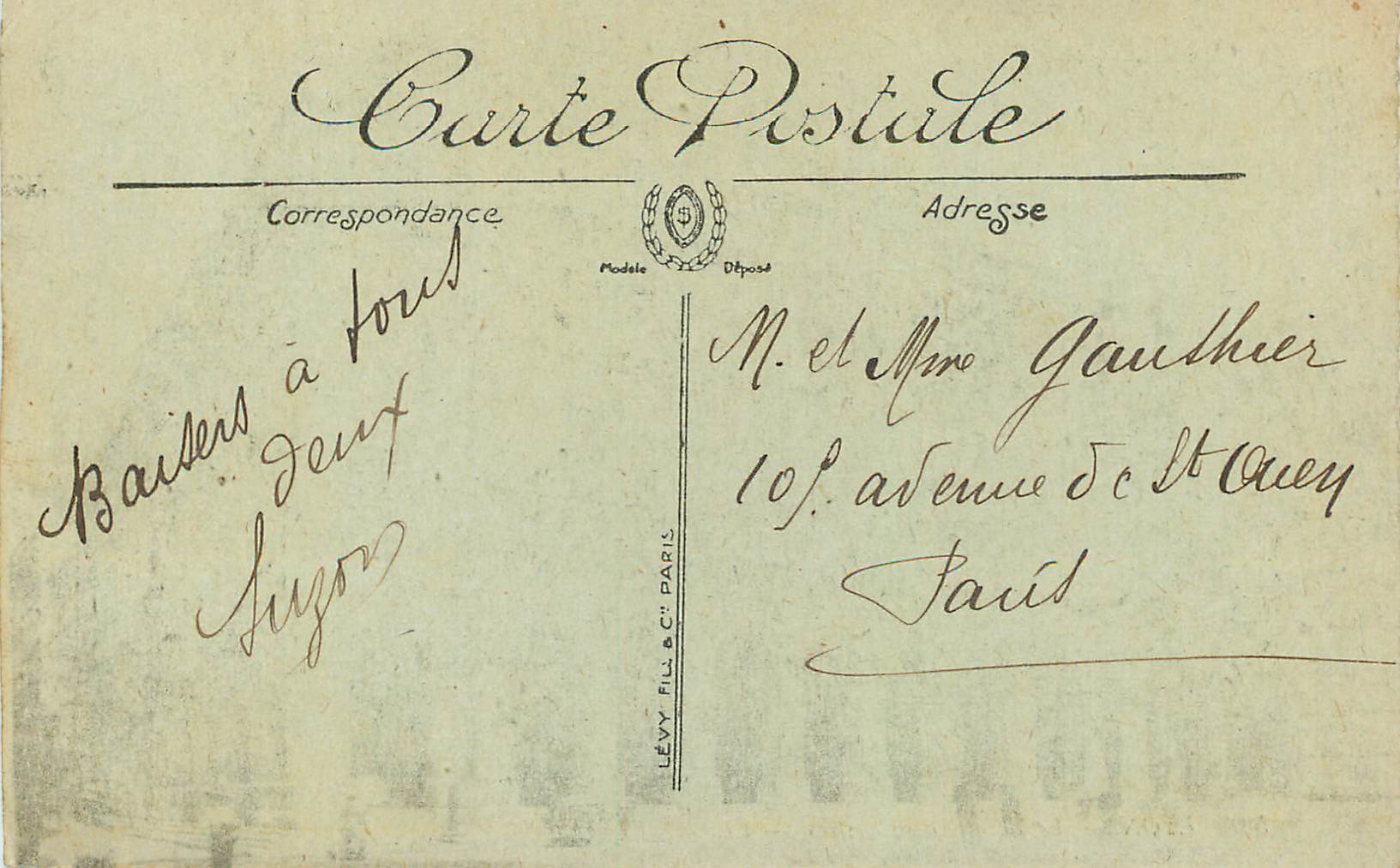 CPA Lyon le Theatre des Celestins — Verso