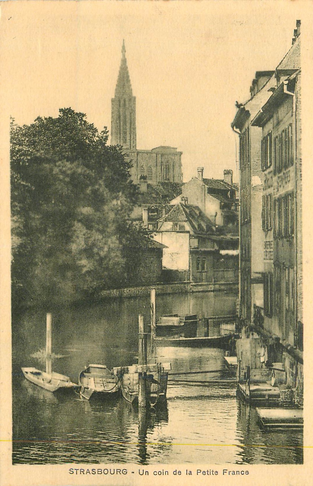 CPA Strasbourg un Coin de la Petite France