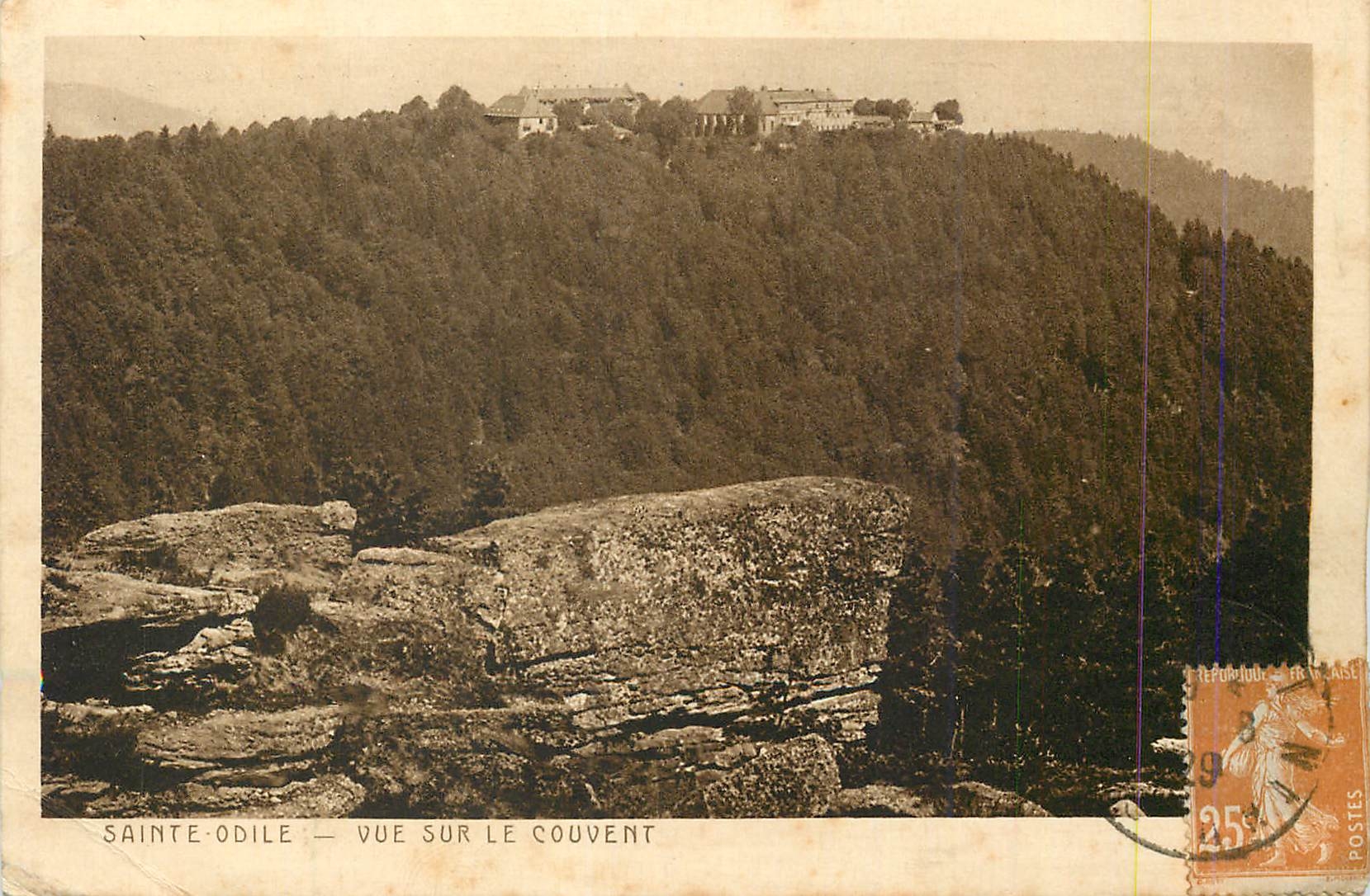 Sainte-Odile — Vue sur le couvent — Braun & Cie, Dornach H.-Rhén.