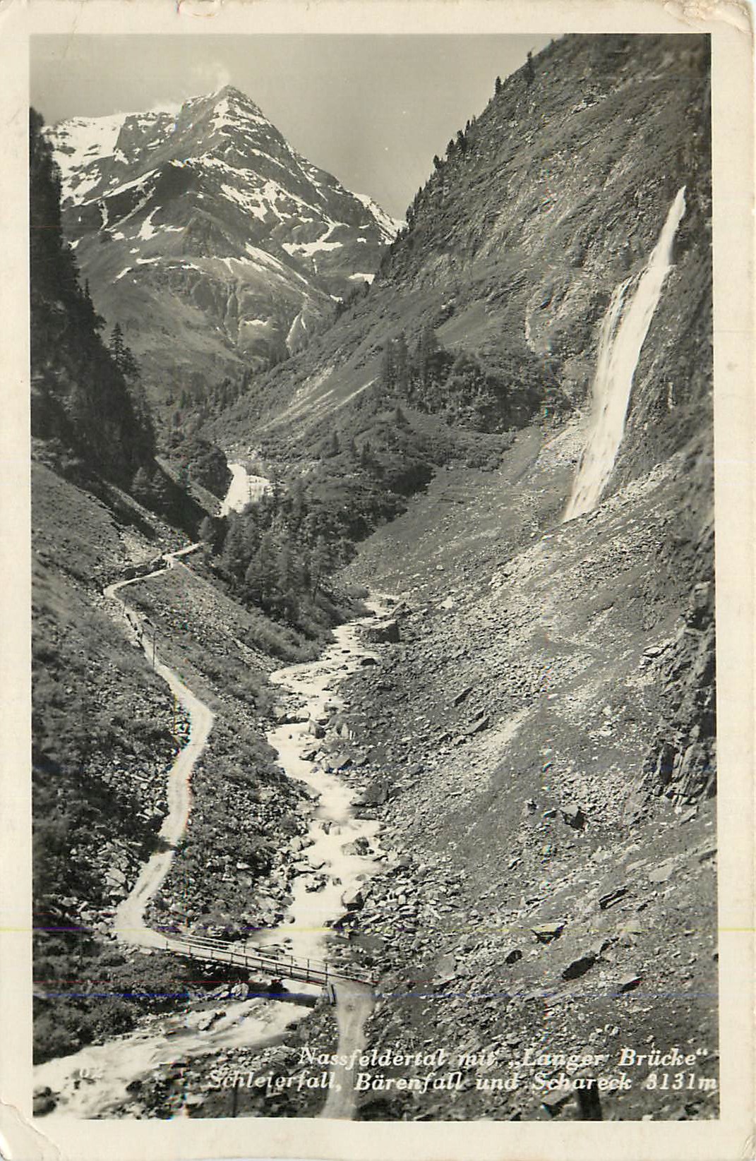 CPM Nassfeldertal mit Lauger Brucke Barenfall und Schareck 3131m