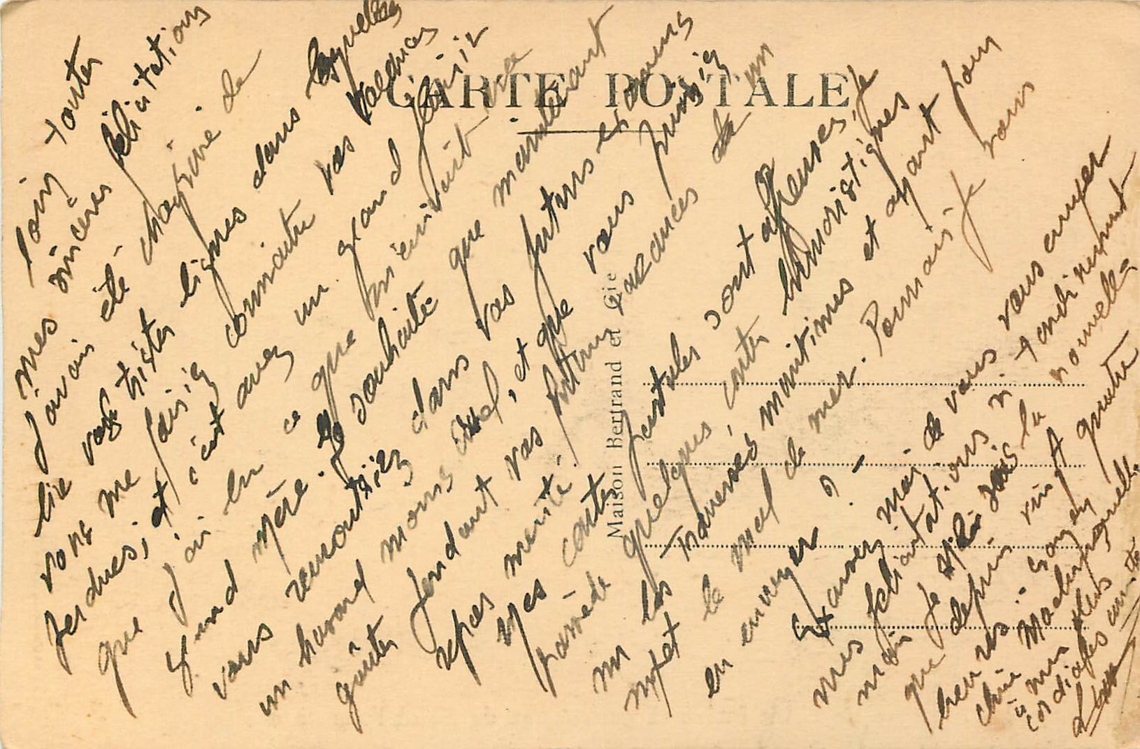 CPA Martyre de Saint Pierre (a Gauche) et de Saint Paul(a droite) — Rückseite