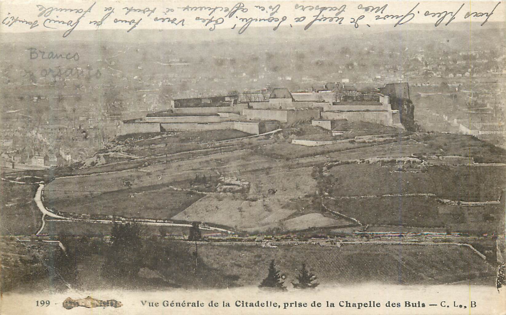 CPA Vue Generale de la Citadelle prise de la Chapelle des Buis Besancon