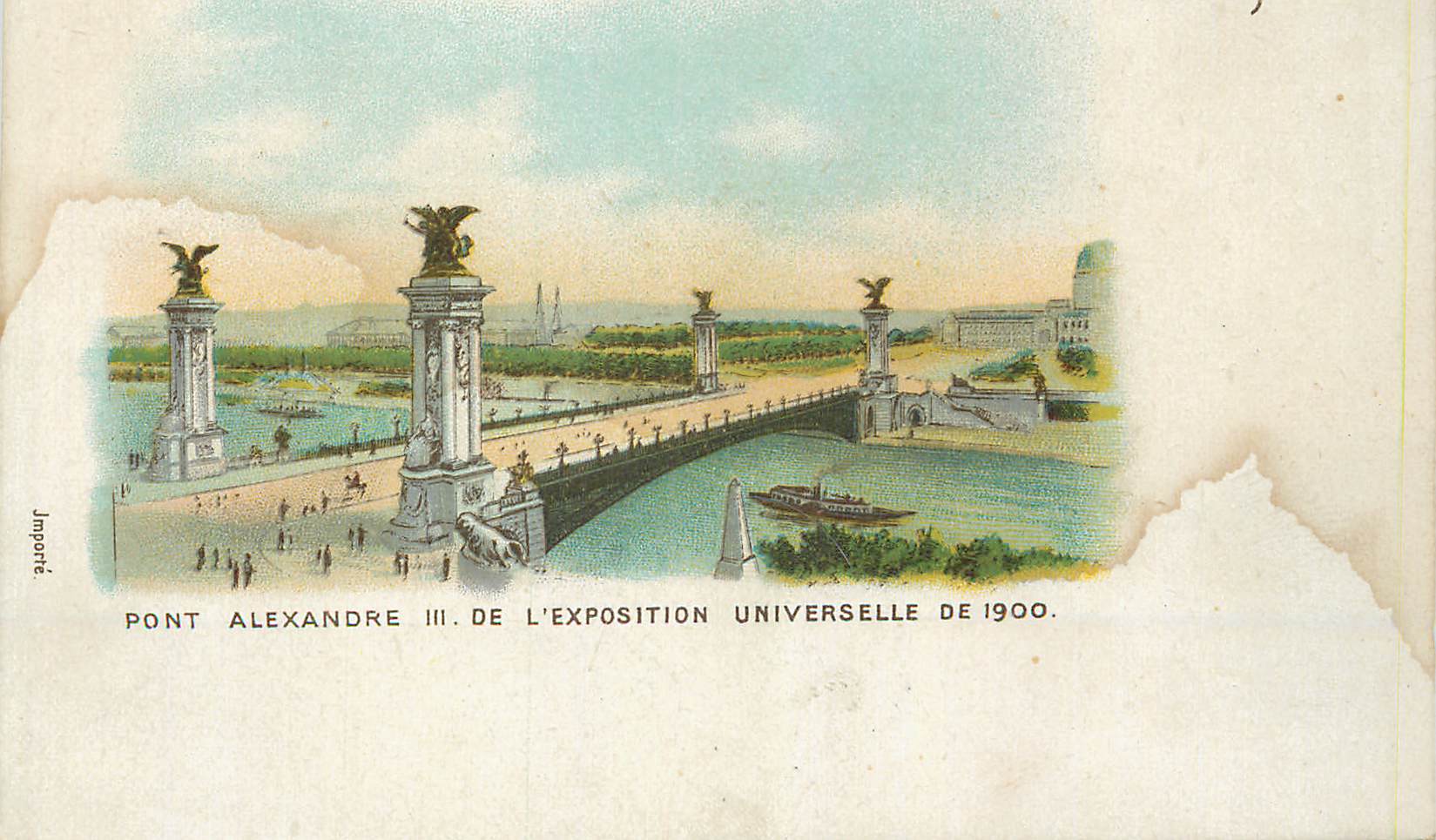 Pont Alexandre III — Exposition Universelle de 1900 — Importé