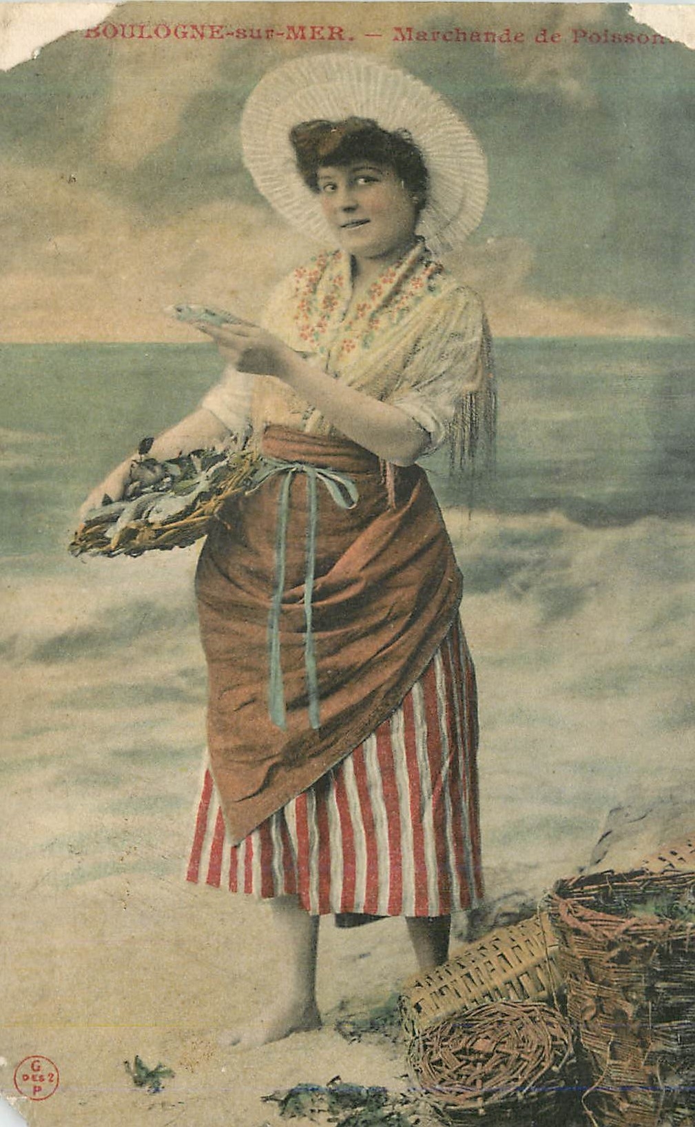 Boulogne-sur-Mer — Vendedora de Pescado — G. Desp. P.