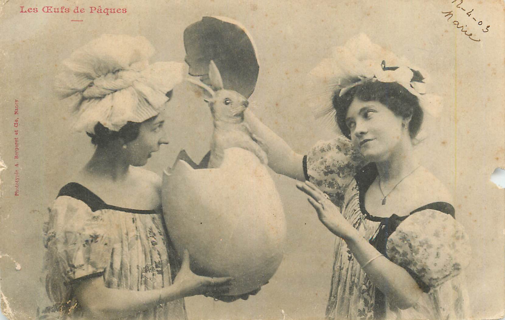 CPA les Oeufs de Paques
