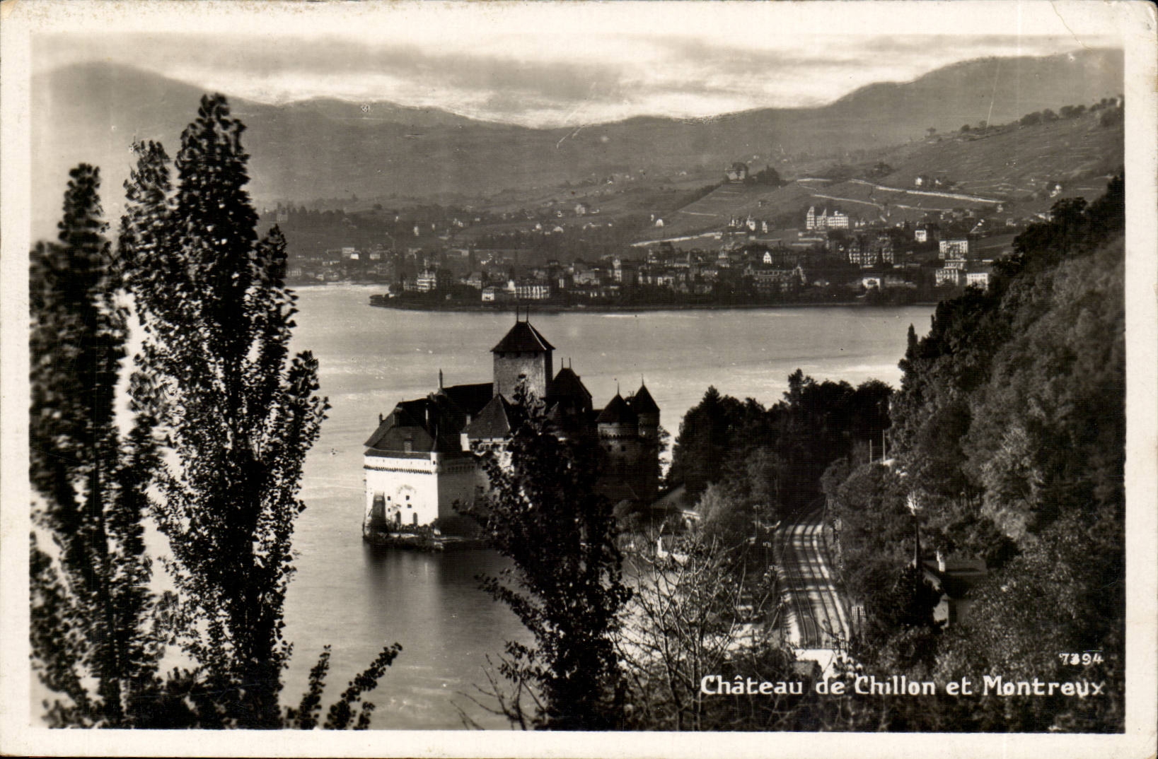 CPA Suisse chateau de Chillon et Montreux