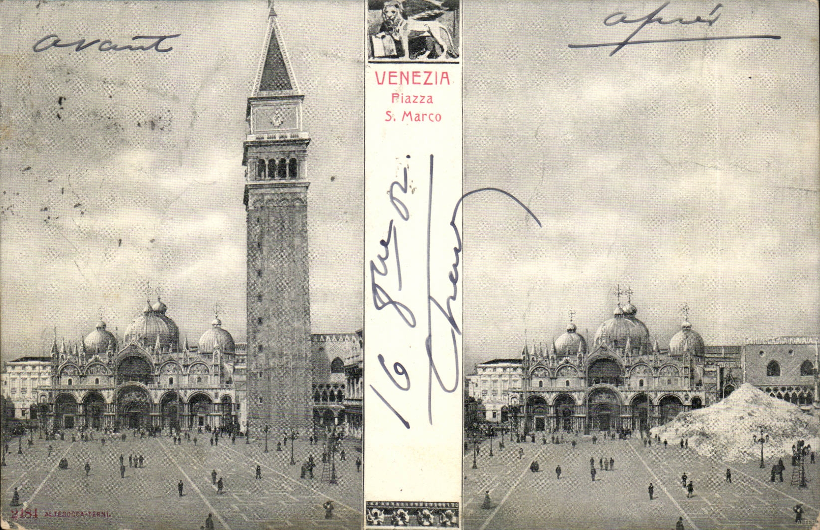CPA Italie Italia Venezia Piazza S Marco