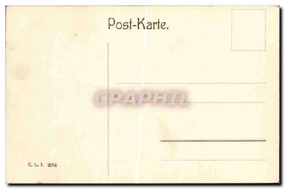 CPA Hotel goldene Sonne Innsbruck — Rückseite