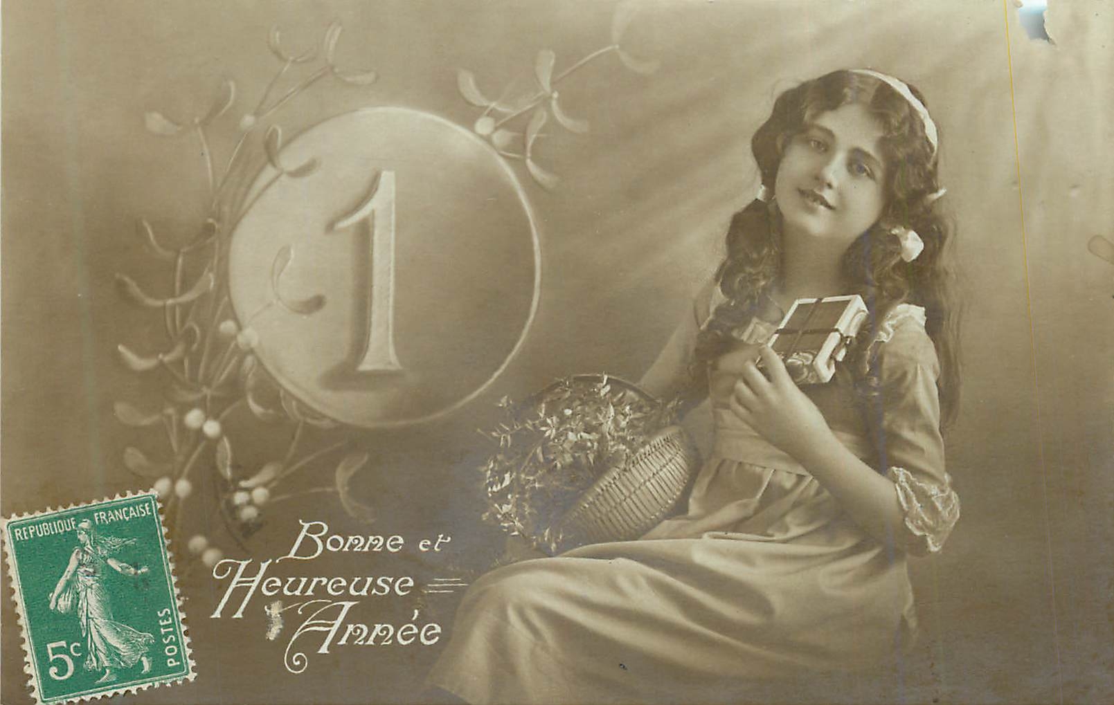 CPA Bonne et Heureuse Annee