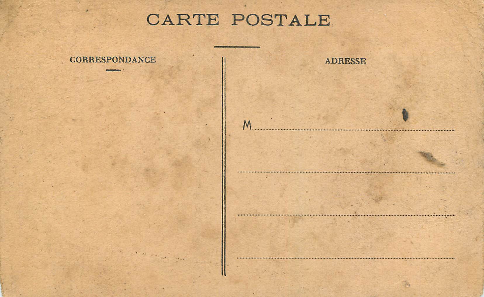 CPA La Peinture — Reverso