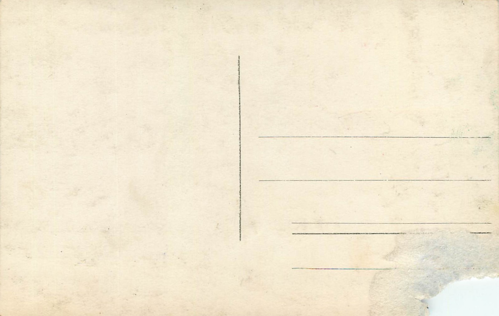 Femme lisant une lettre — intérieur — éditeur S. B. n° 0312 — Rückseite