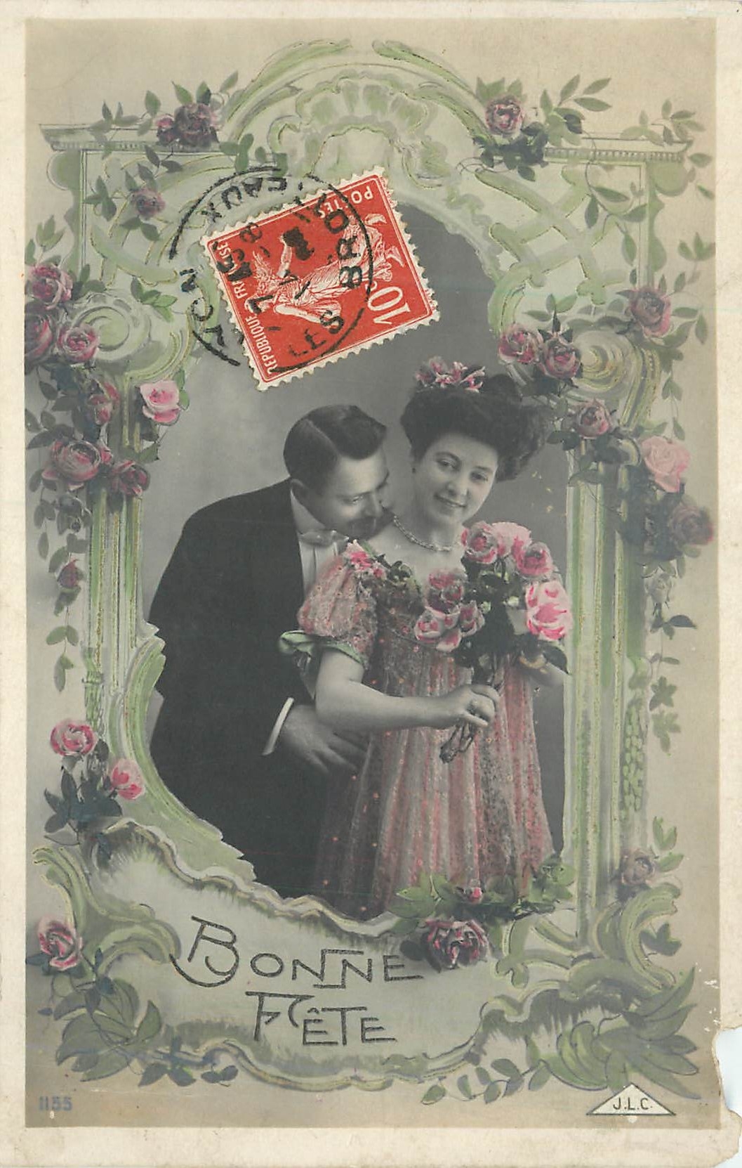 Couple en tenue de soirée — JLC n°1185 — JLC