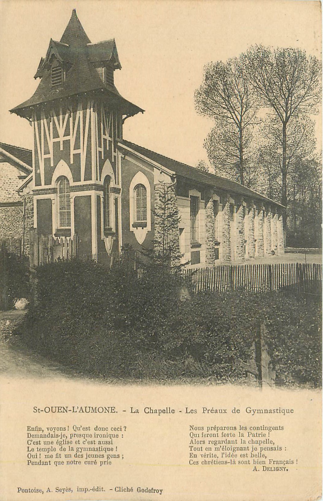 CPA St Ouen L'Aumone la Chapelle les Preaux de Gymnastique Godelroy