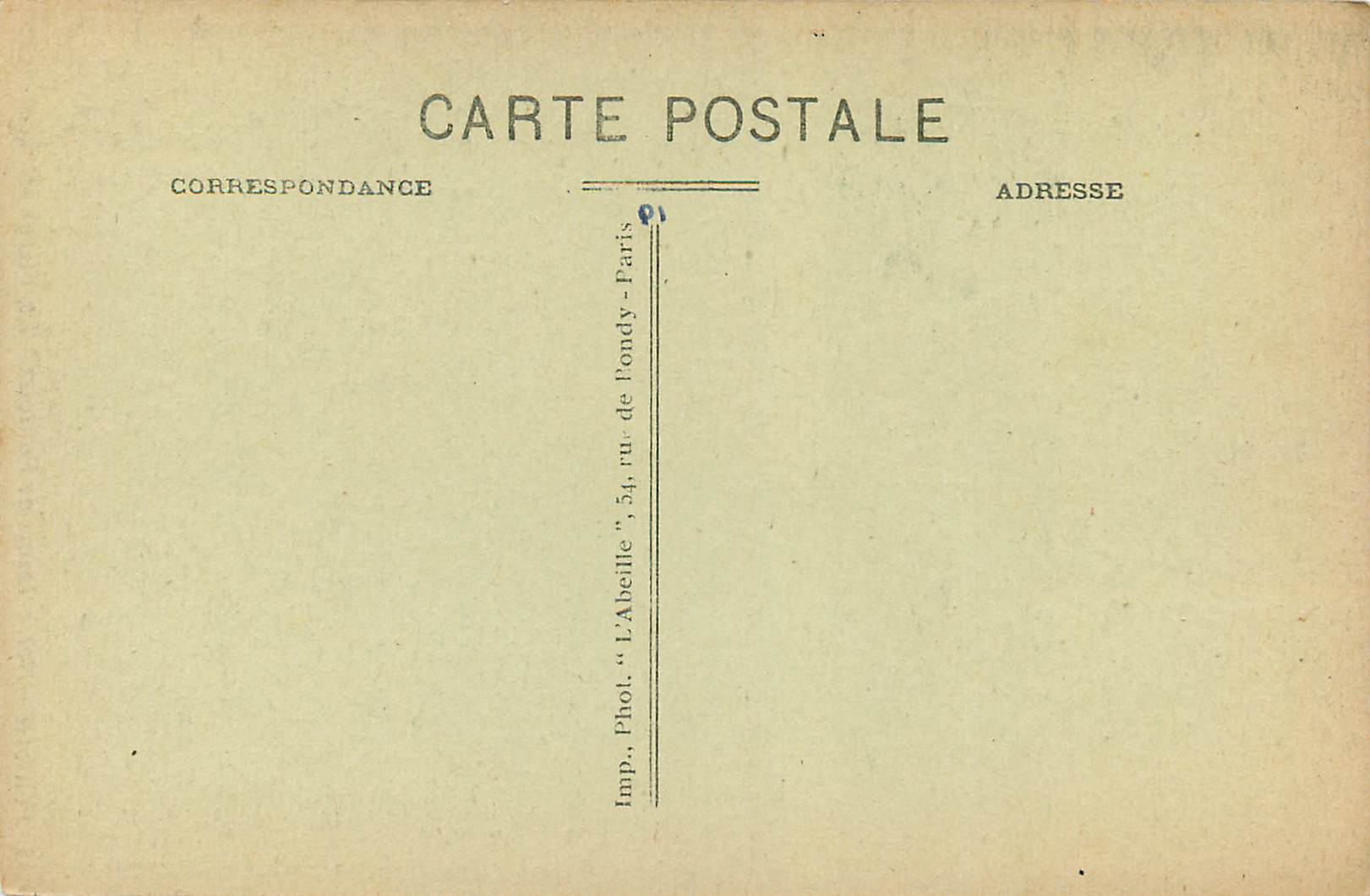 CPA Pontoise Notre Dame de Pontoise La Vierge Miraculeuse — Back