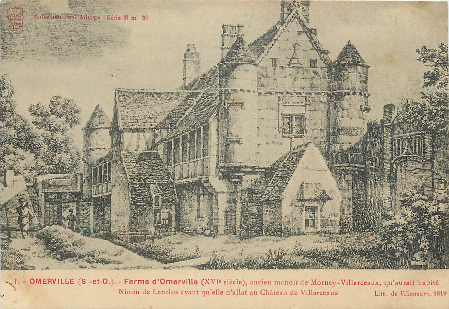 CPA Omerville (S et O) Ferme d'Omerville (XVIe Siecle)