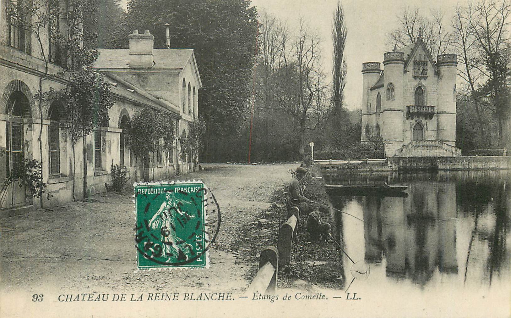 CPA Chateau de la Reine Blanche Etangs de Comelle