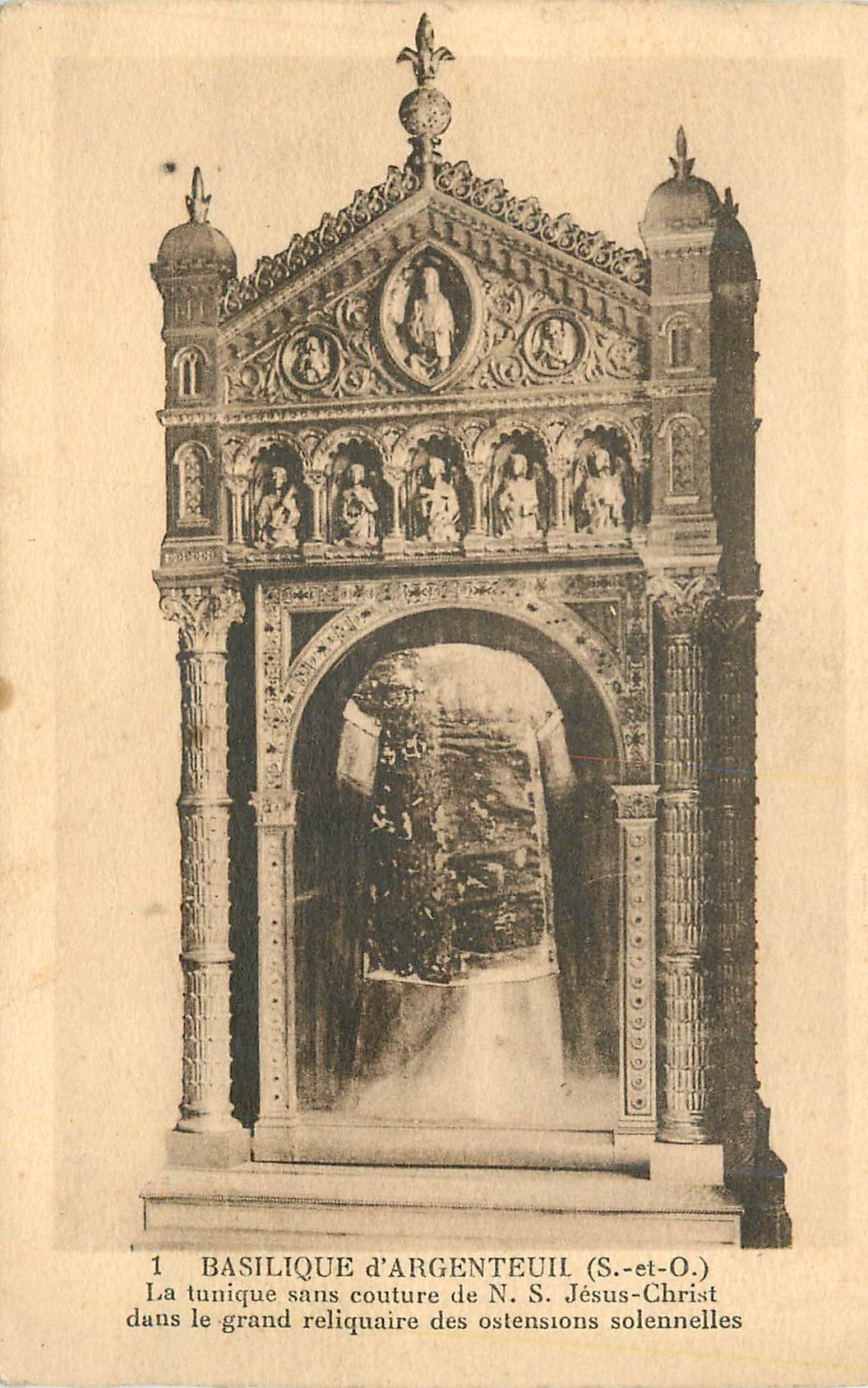 CPA Basilique d'Argenteuil (S et O) La Tunique sans Couture de N S Jesus Christ