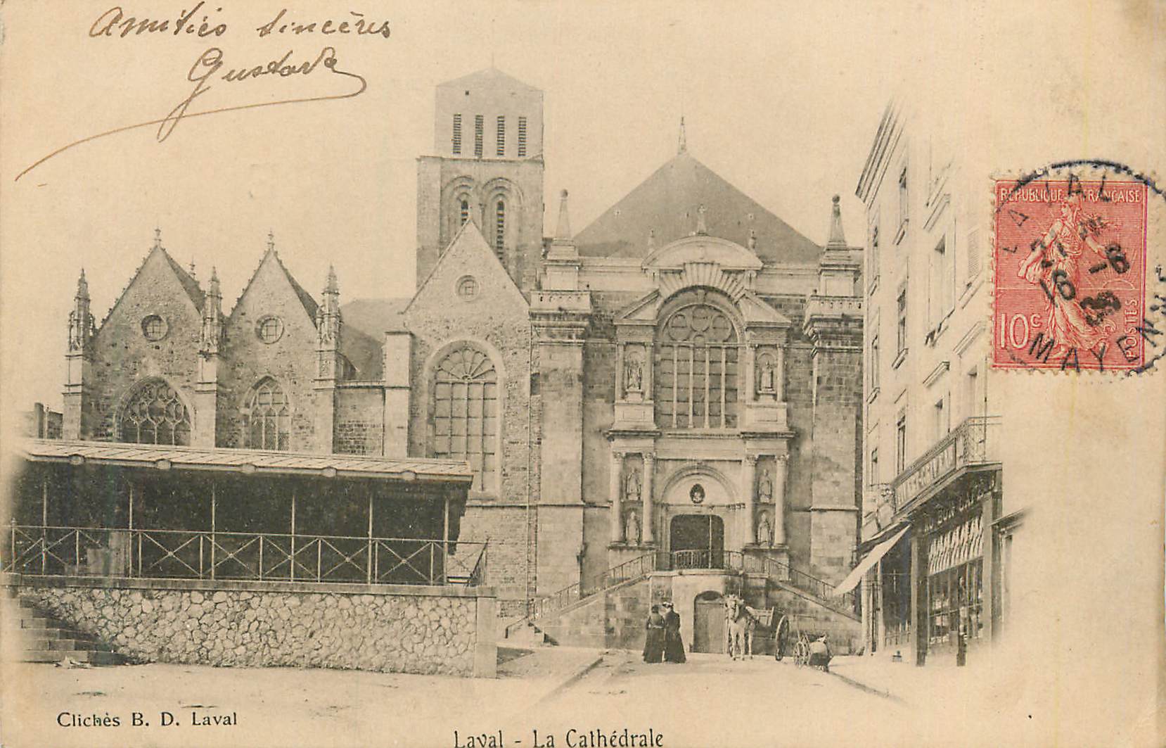 Laval - La Cathédrale — clichés B. D. Laval