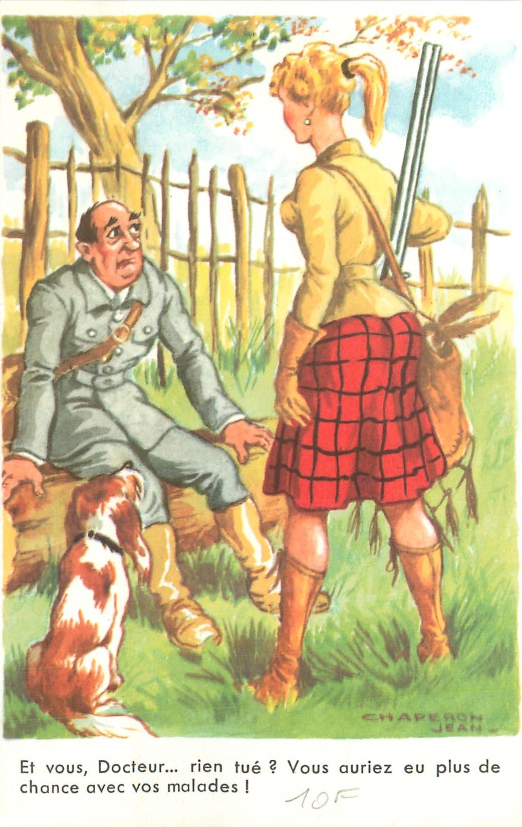CPA Et Vous Docteur Rien Tue Jean Chaperon Chasse